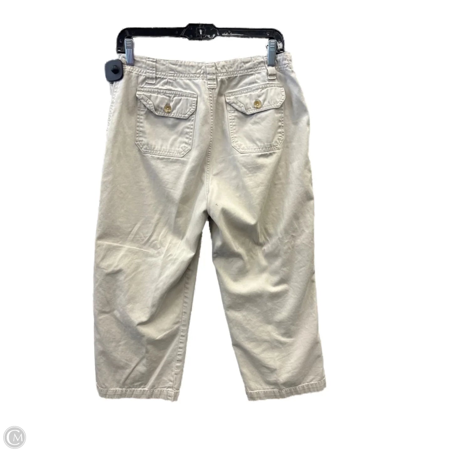 Capris By Gloria Vanderbilt In Taupe, Size: 8