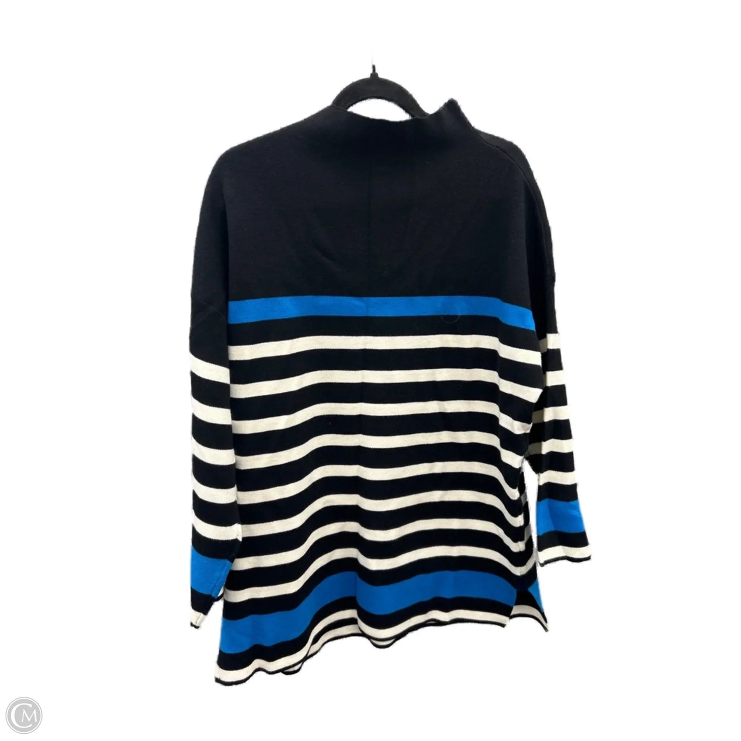 Dress Casual Midi By Jones New York In Striped Pattern, Size: 1x