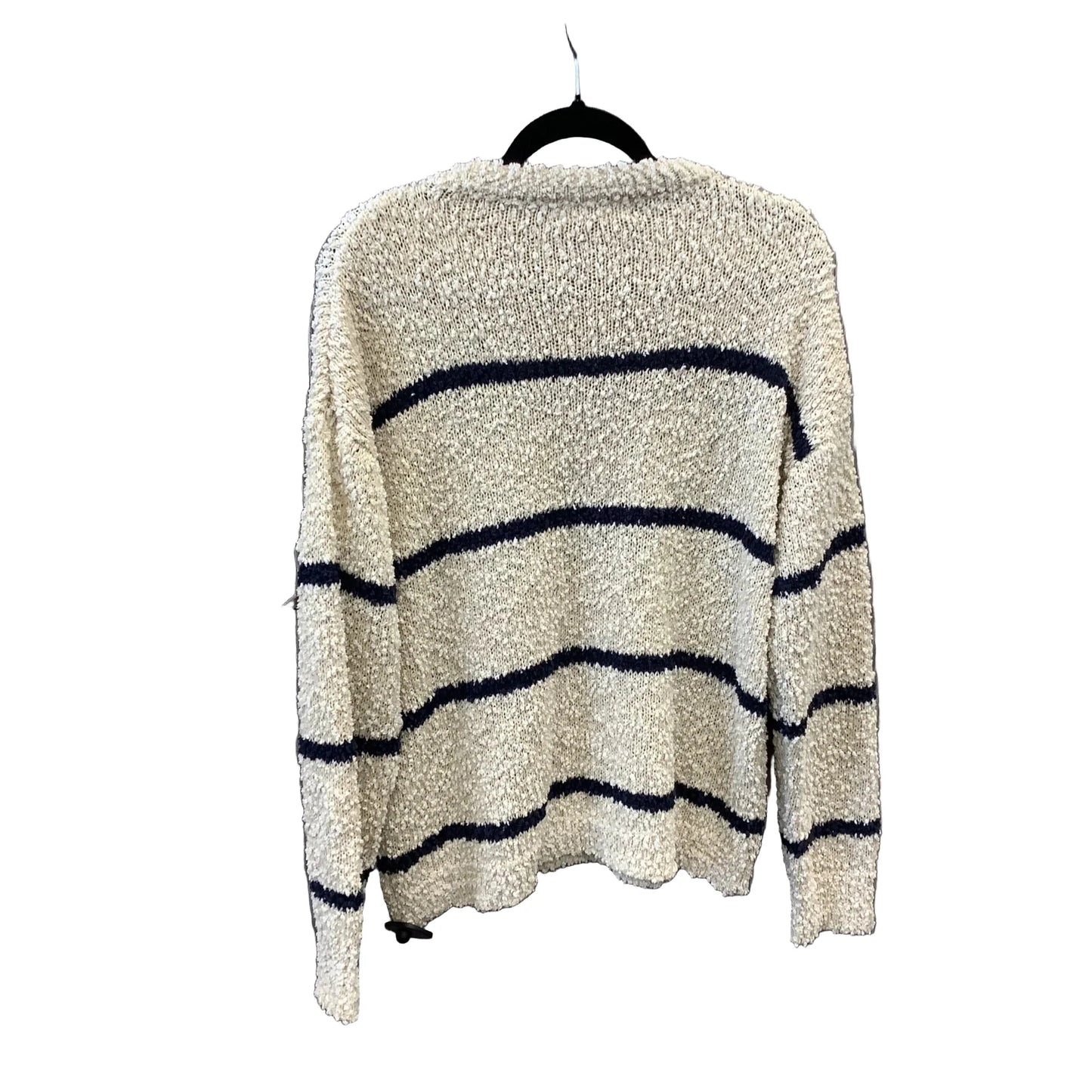 Sweater By Clothes Mentor In Striped Pattern, Size: M
