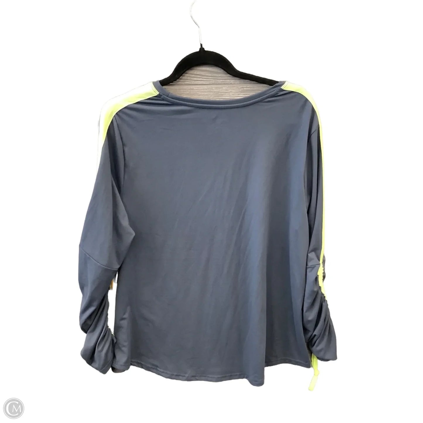 Athletic Top Long Sleeve Crewneck By Avia In Grey, Size: Xl