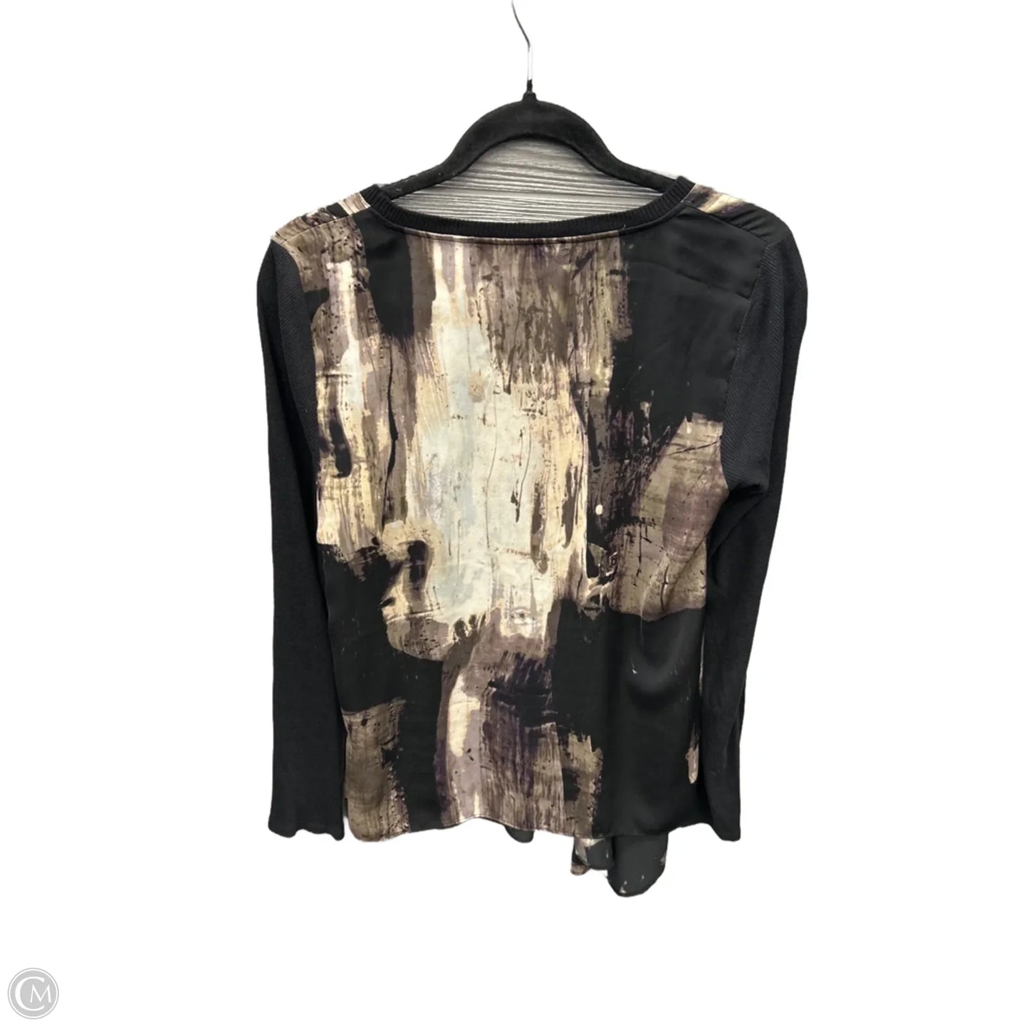 Top Long Sleeve By Simply Vera In Multi-colored, Size: M