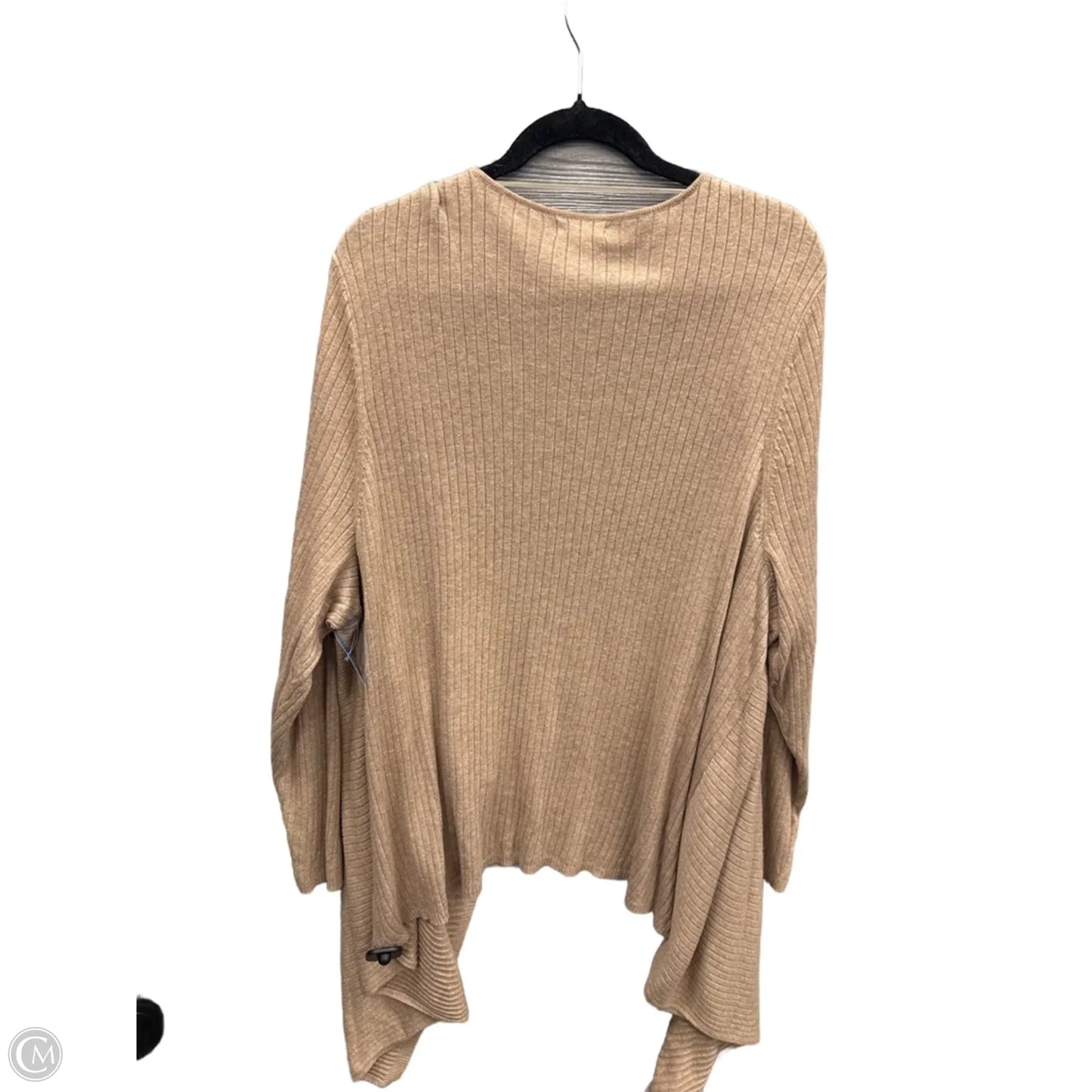 Cardigan By Croft And Barrow In Beige, Size: 2x