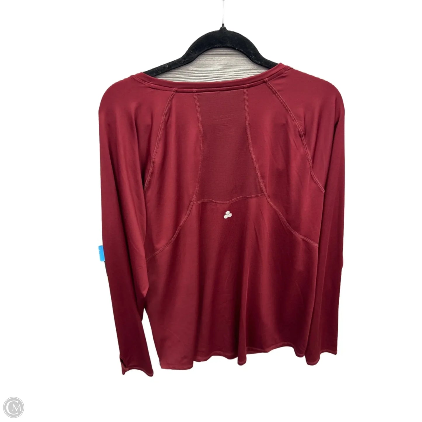 Athletic Top Long Sleeve Crewneck By Tek Gear In Red, Size: Xxl
