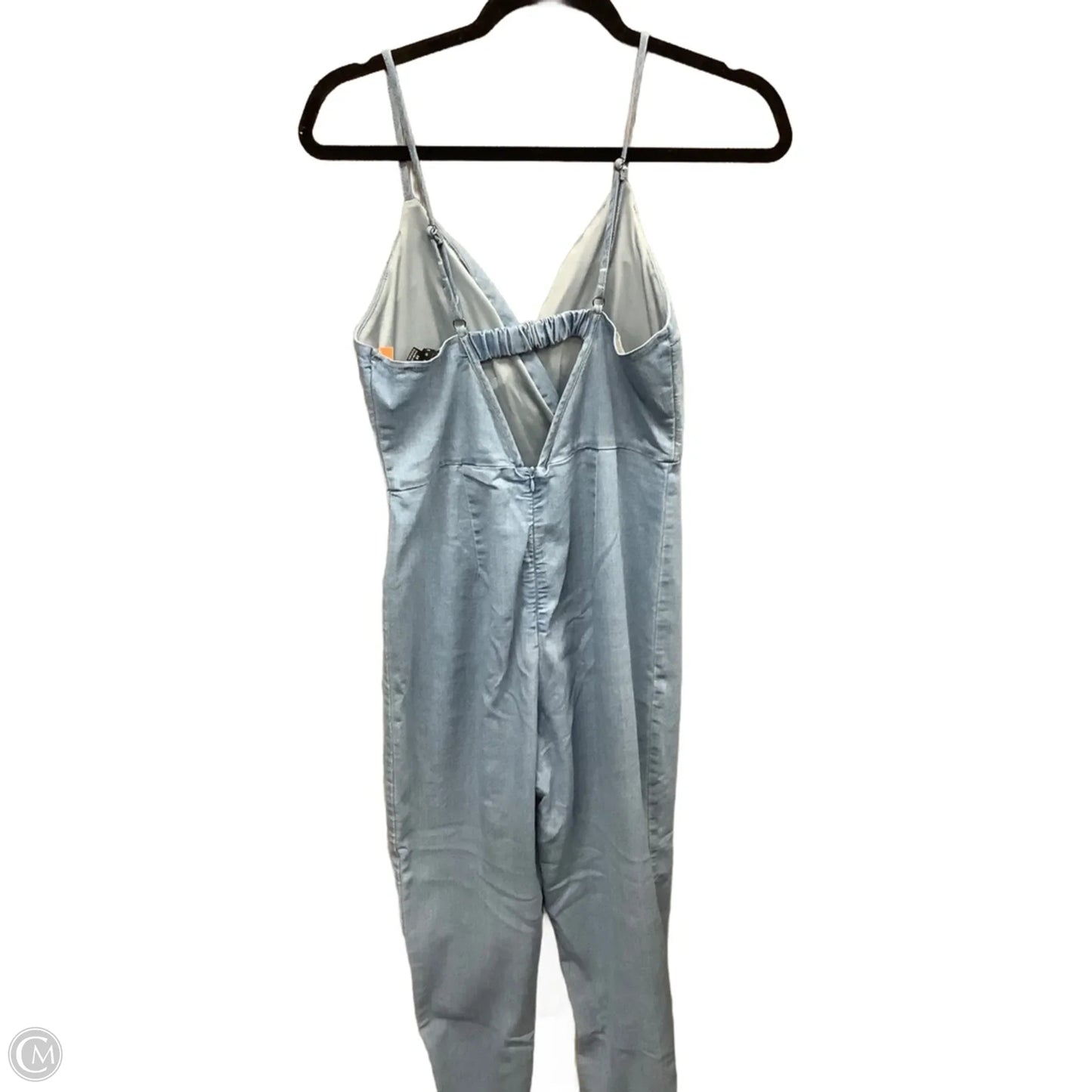 Jumpsuit By Haute Monde In Blue Denim, Size: M