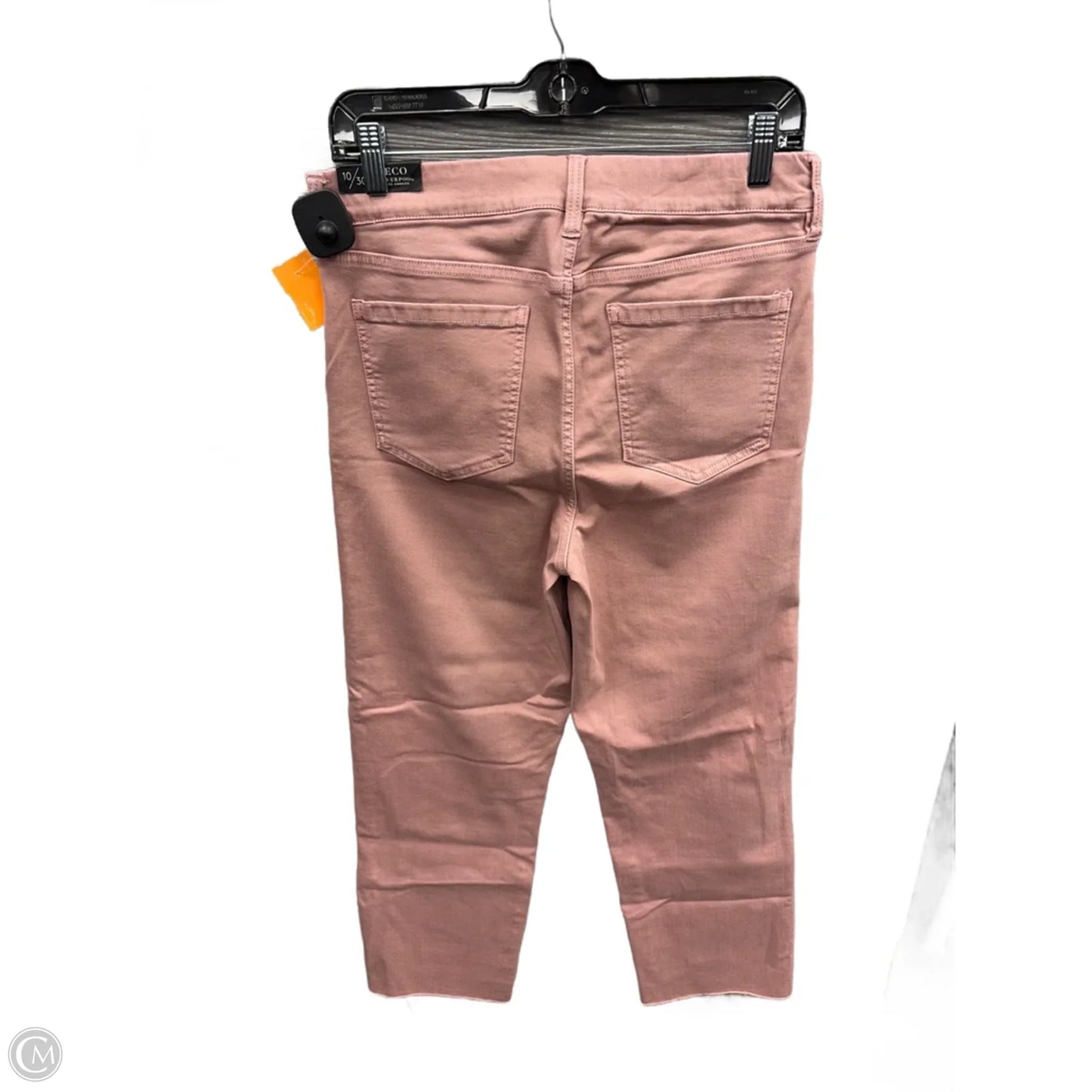 Jeans Straight By Liverpool In Pink Denim, Size: 10