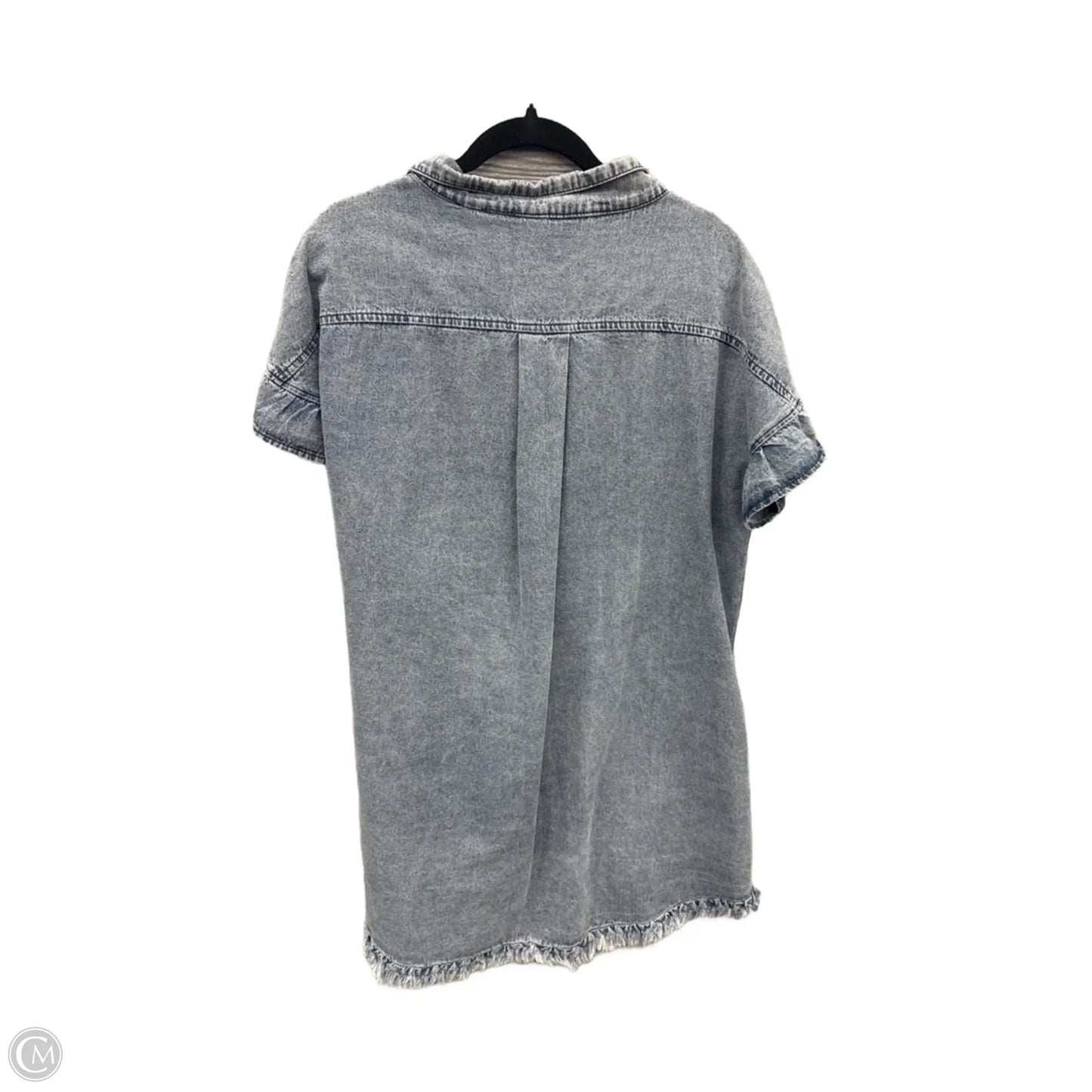 Dress Casual Midi By Umgee In Blue Denim, Size: Xl