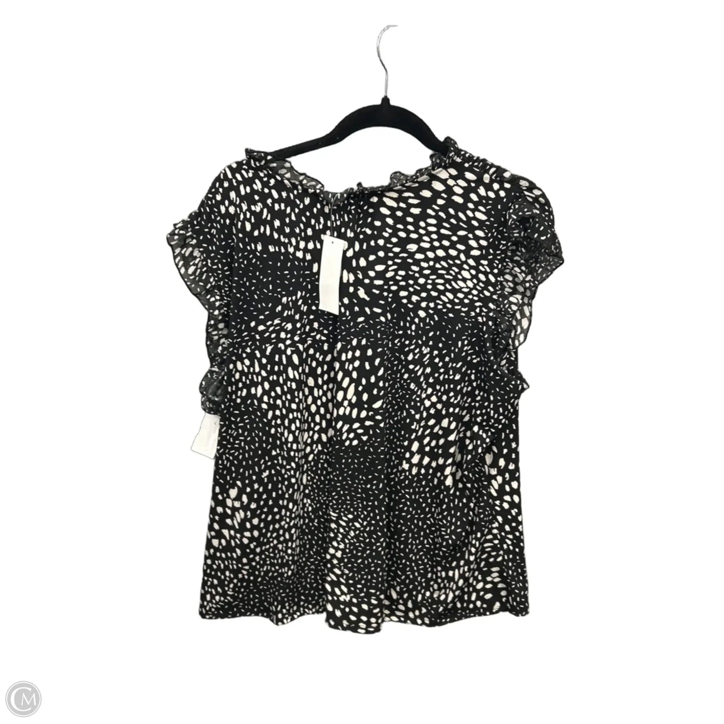 Top Sleeveless By Clothes Mentor In Black & White, Size: 2x