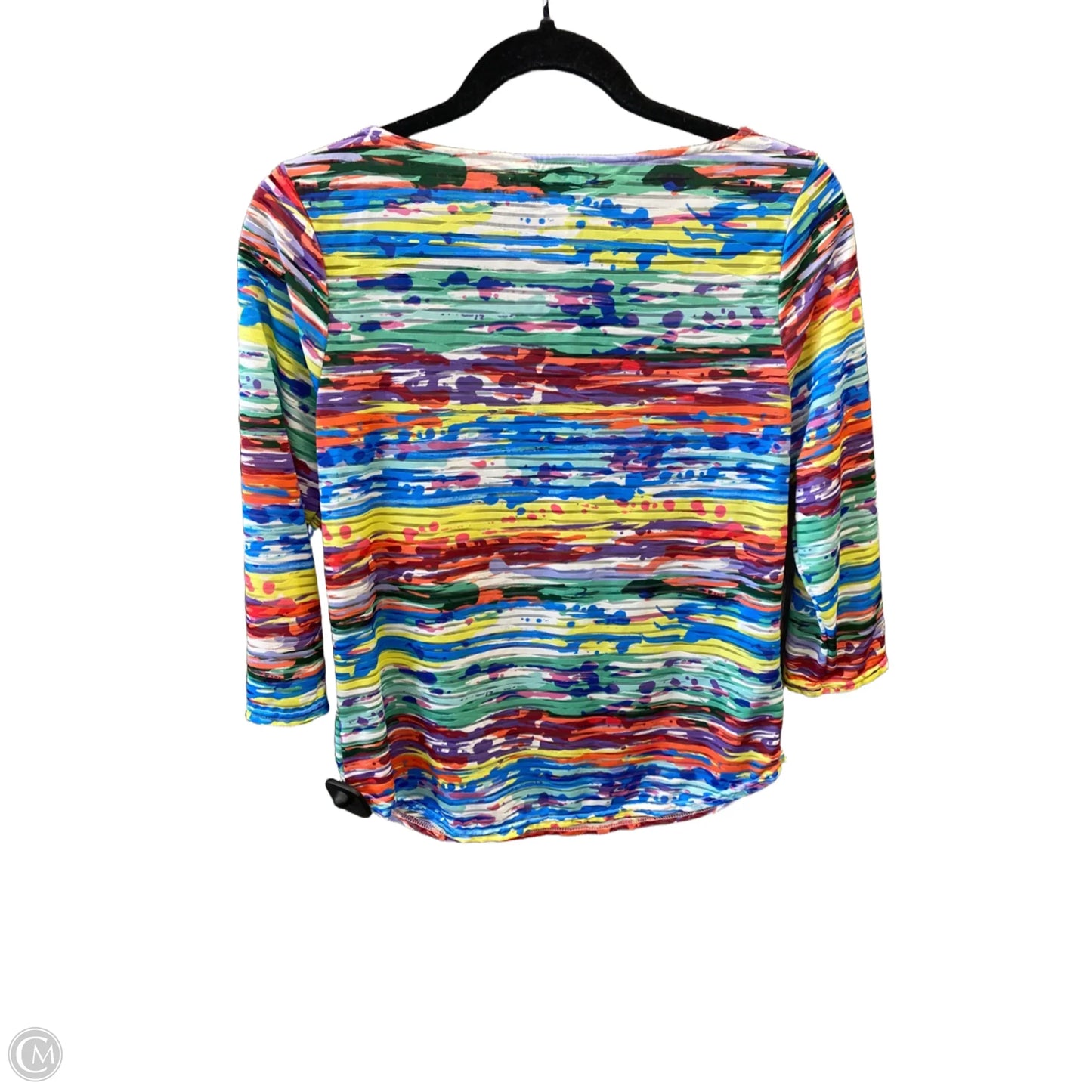 Top Long Sleeve By Peck And Peck In Multi-colored, Size: S
