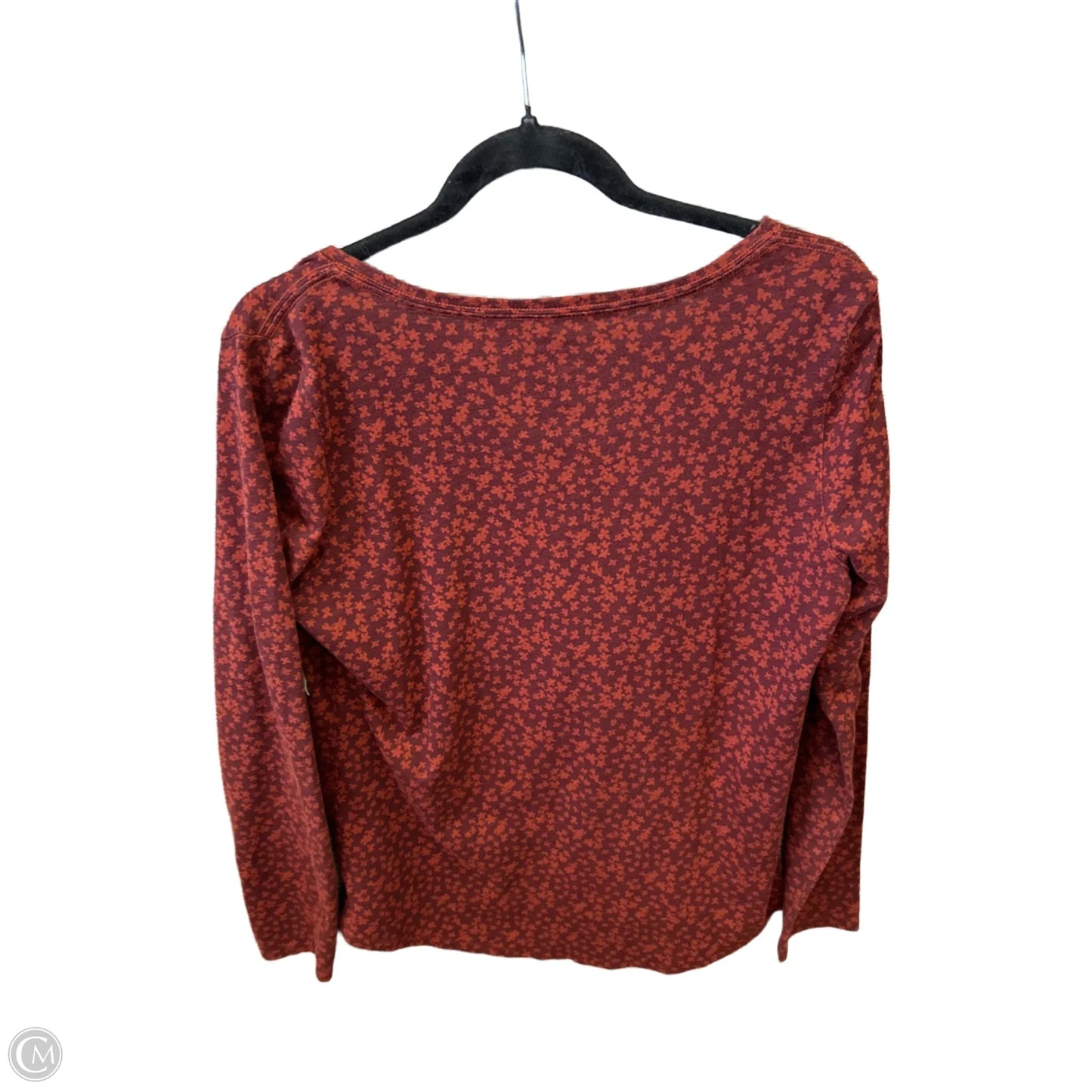 Top Long Sleeve By Sonoma In Brown, Size: M