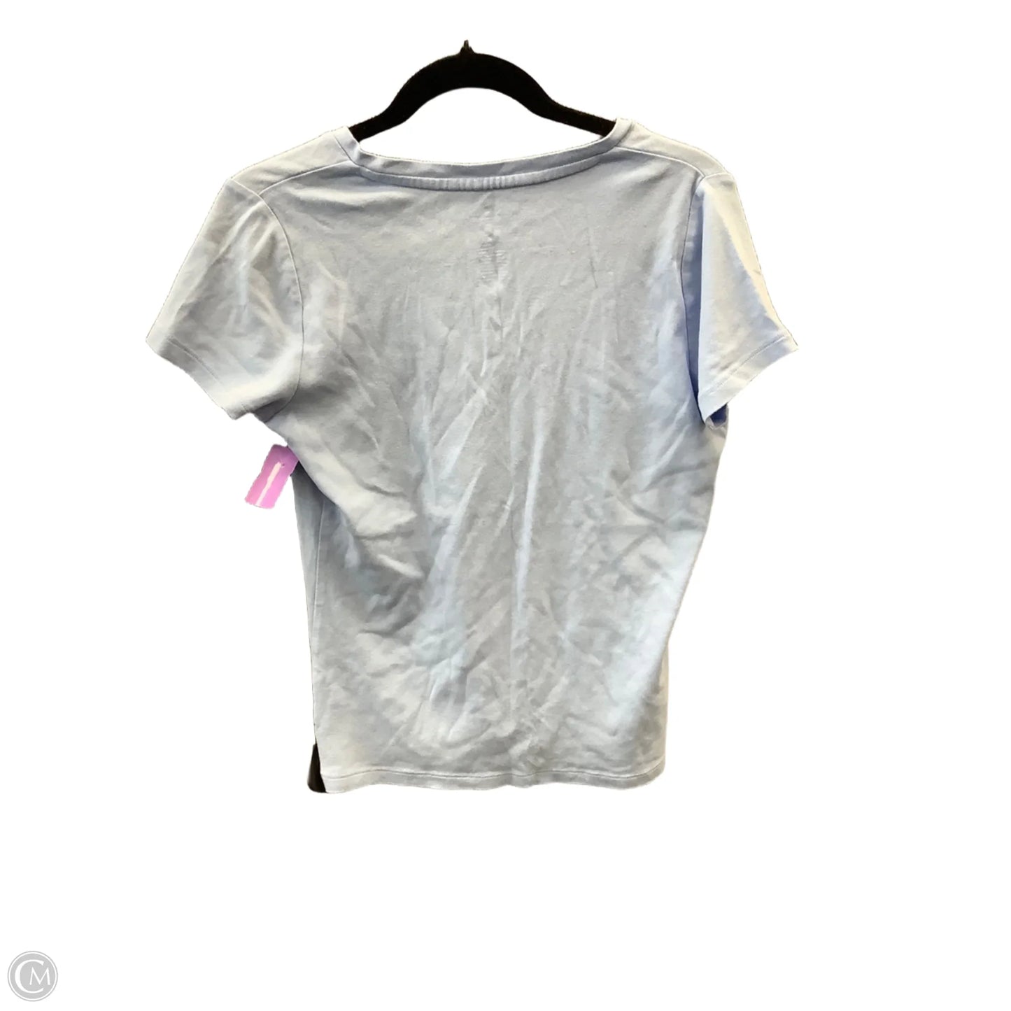 Top Short Sleeve Basic By St Johns Bay In Blue, Size: M