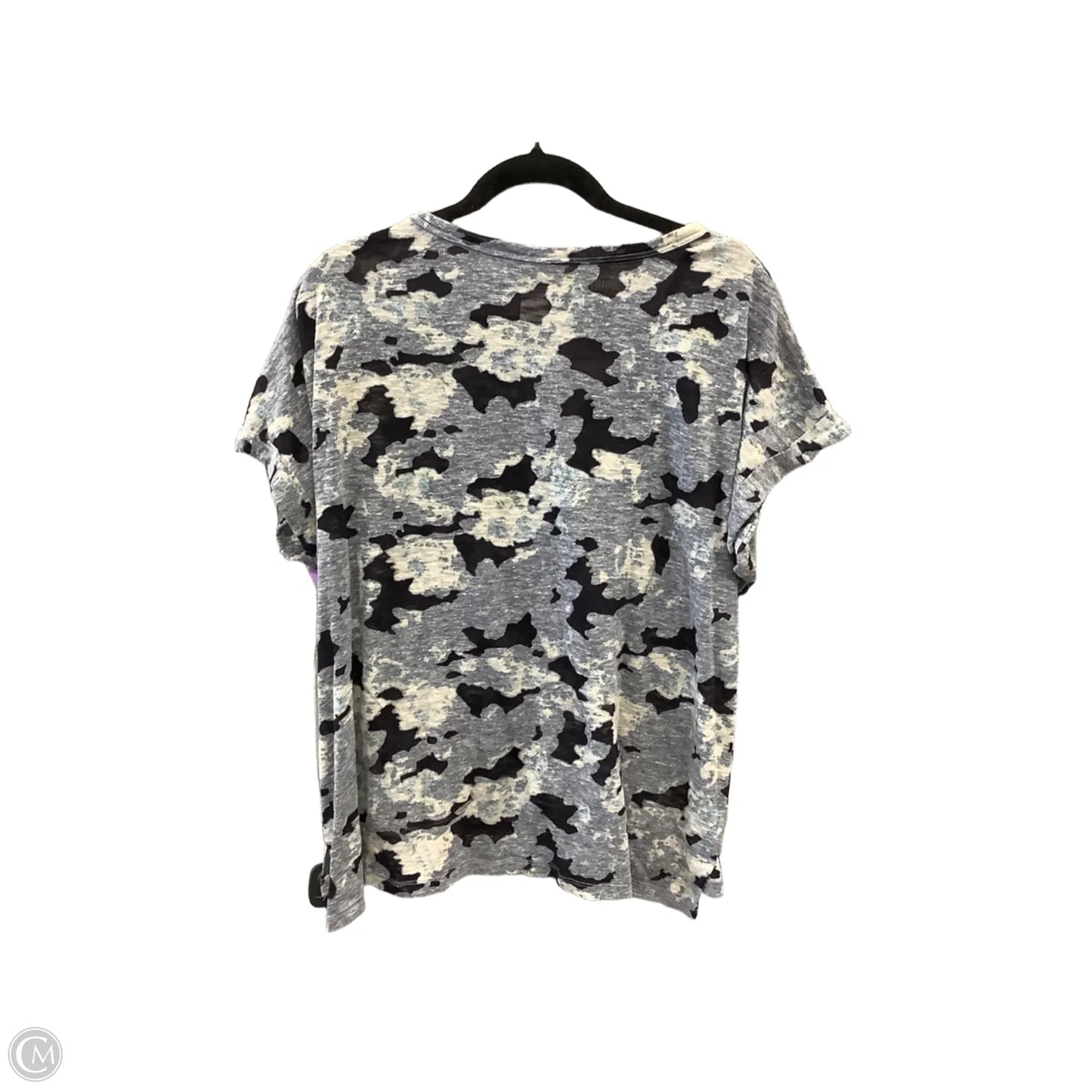 Top Short Sleeve By Time And Tru In Blue, Size: Xl