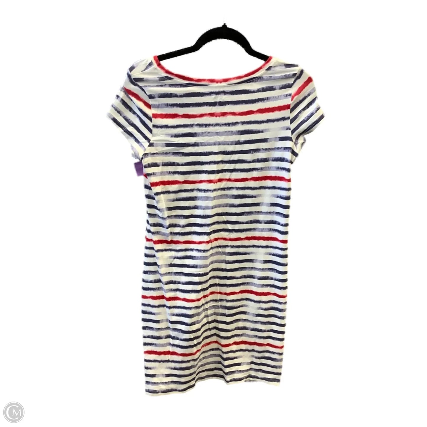 Dress Casual Midi By Faded Glory In Blue & Red & White, Size: S