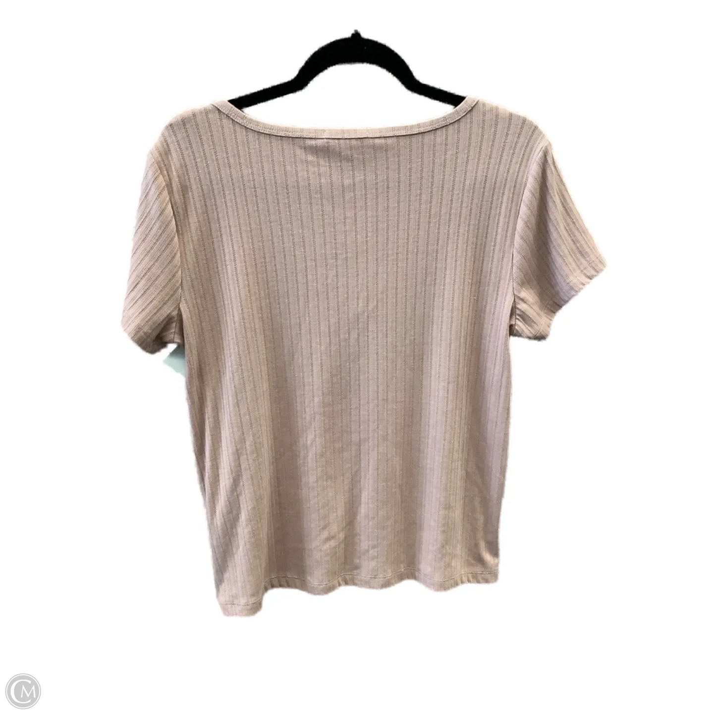Top Short Sleeve By Olive And Oak In Pink, Size: L