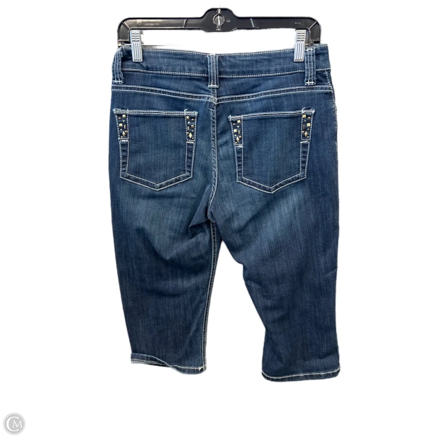 Capris By Lee In Blue Denim, Size: 6