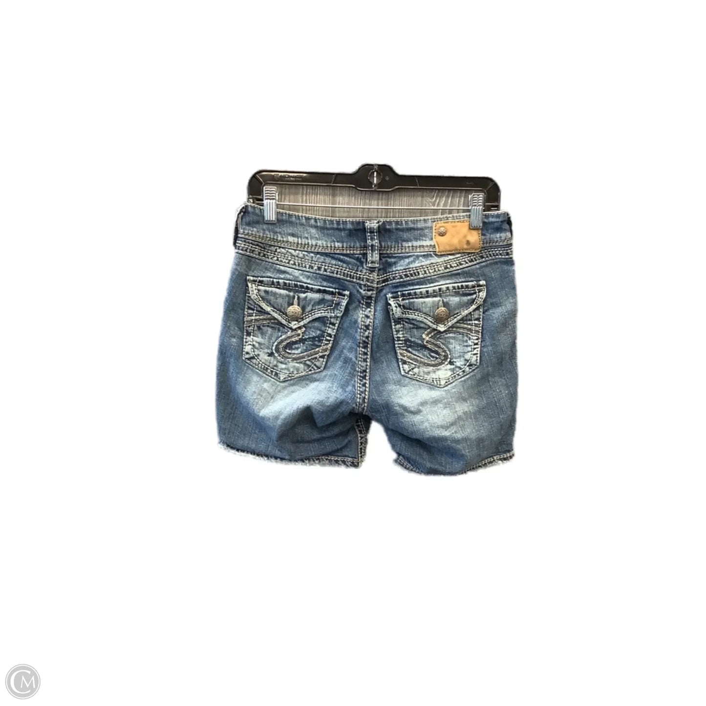 Shorts By Silver In Blue Denim, Size: 8