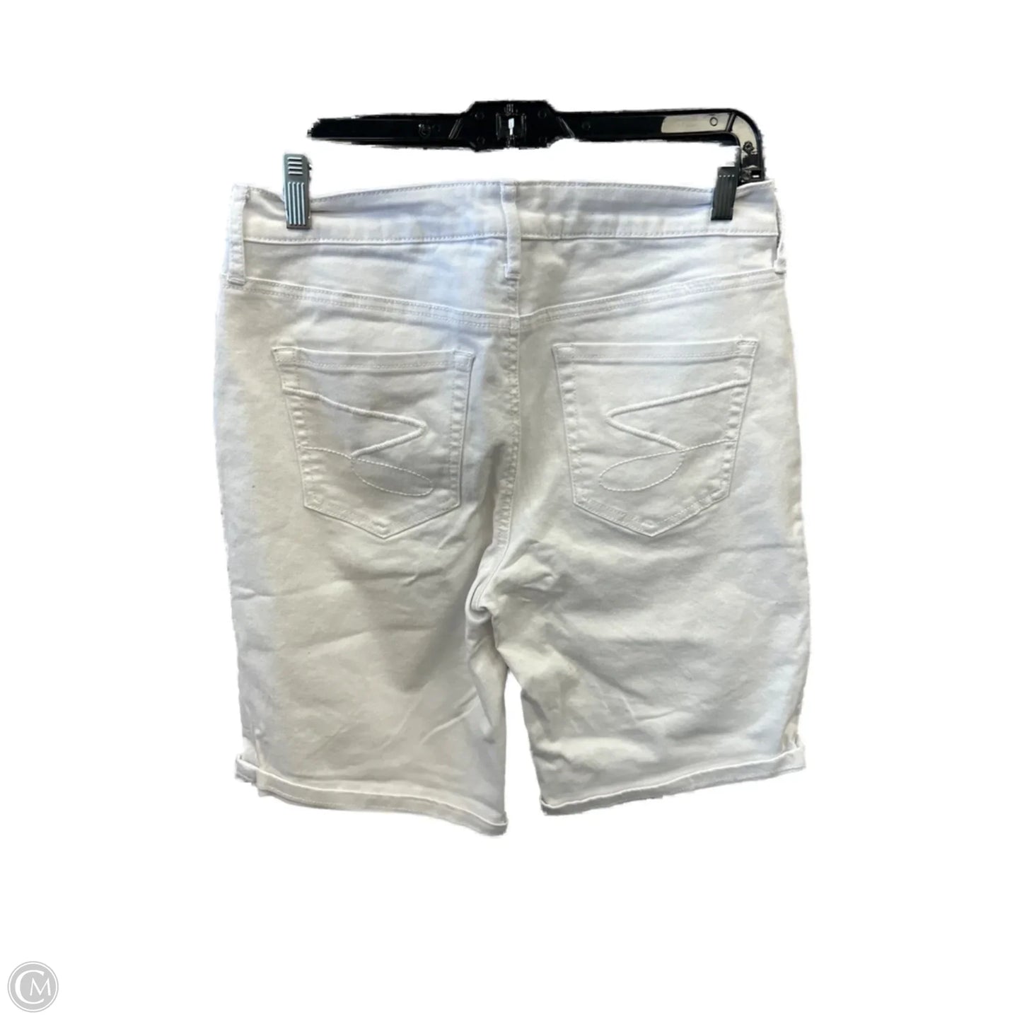 Shorts By Seven 7 In White Denim, Size: 6