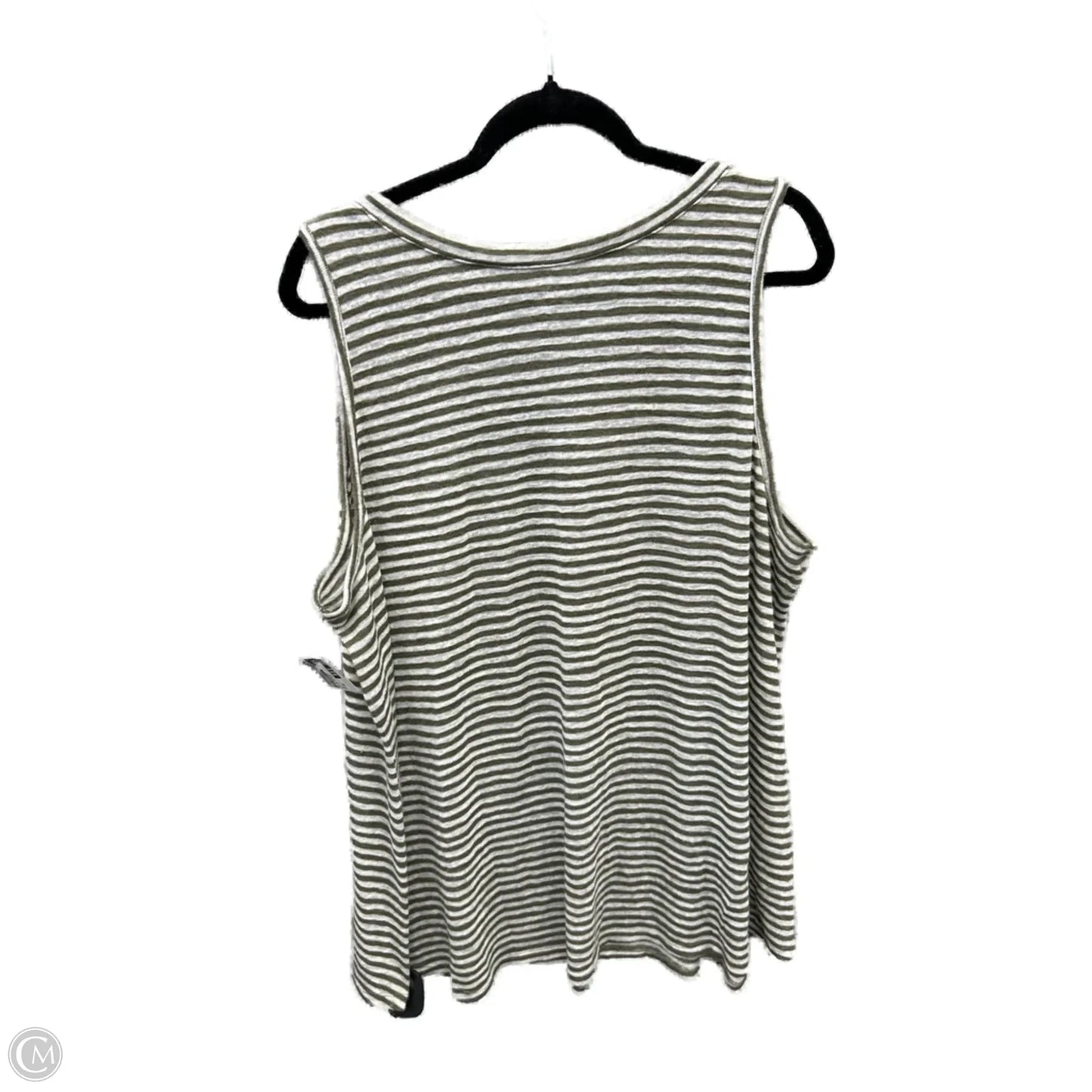 Top Sleeveless By Lane Bryant In Striped Pattern, Size: 3x