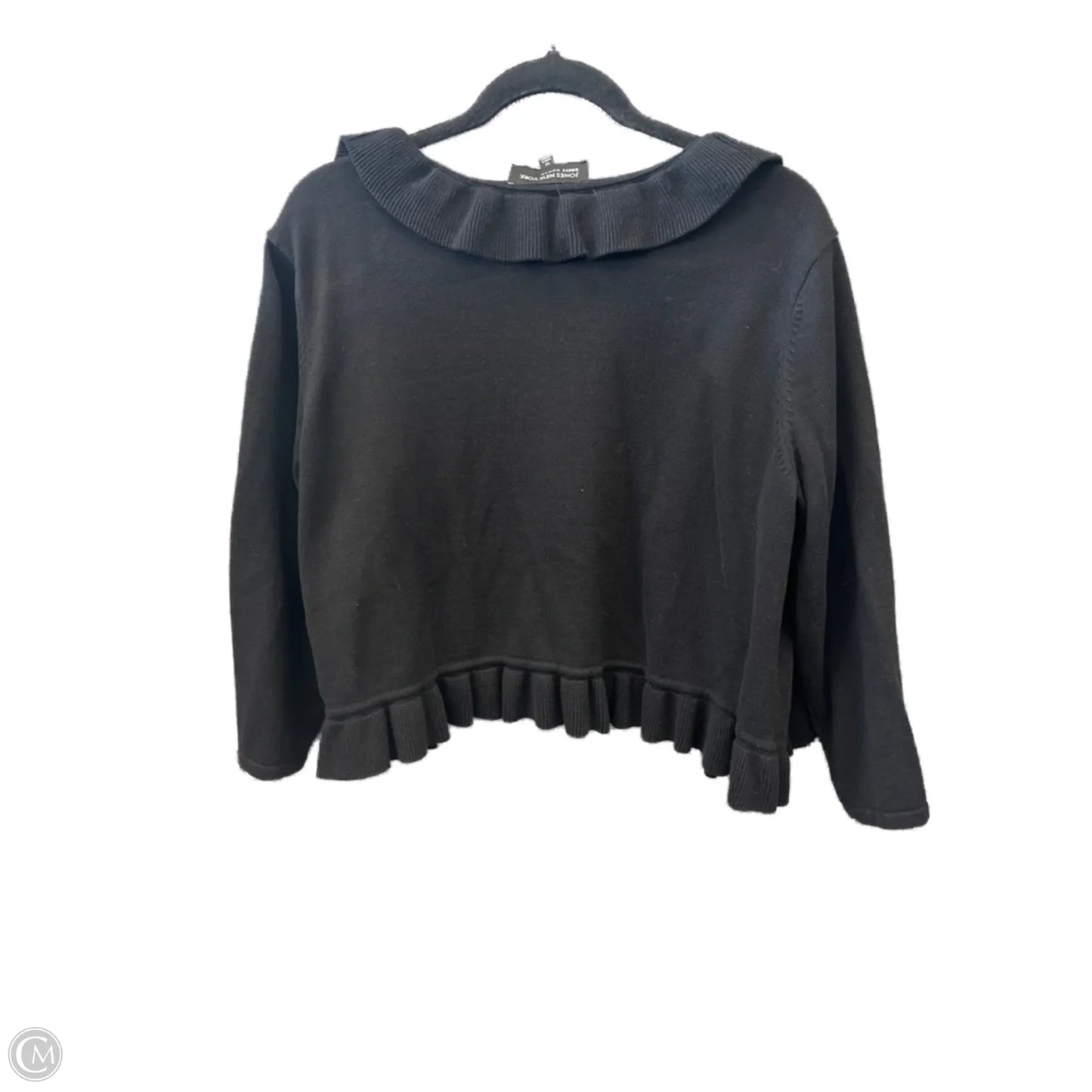 Cardigan By Jones New York In Black, Size: 1x