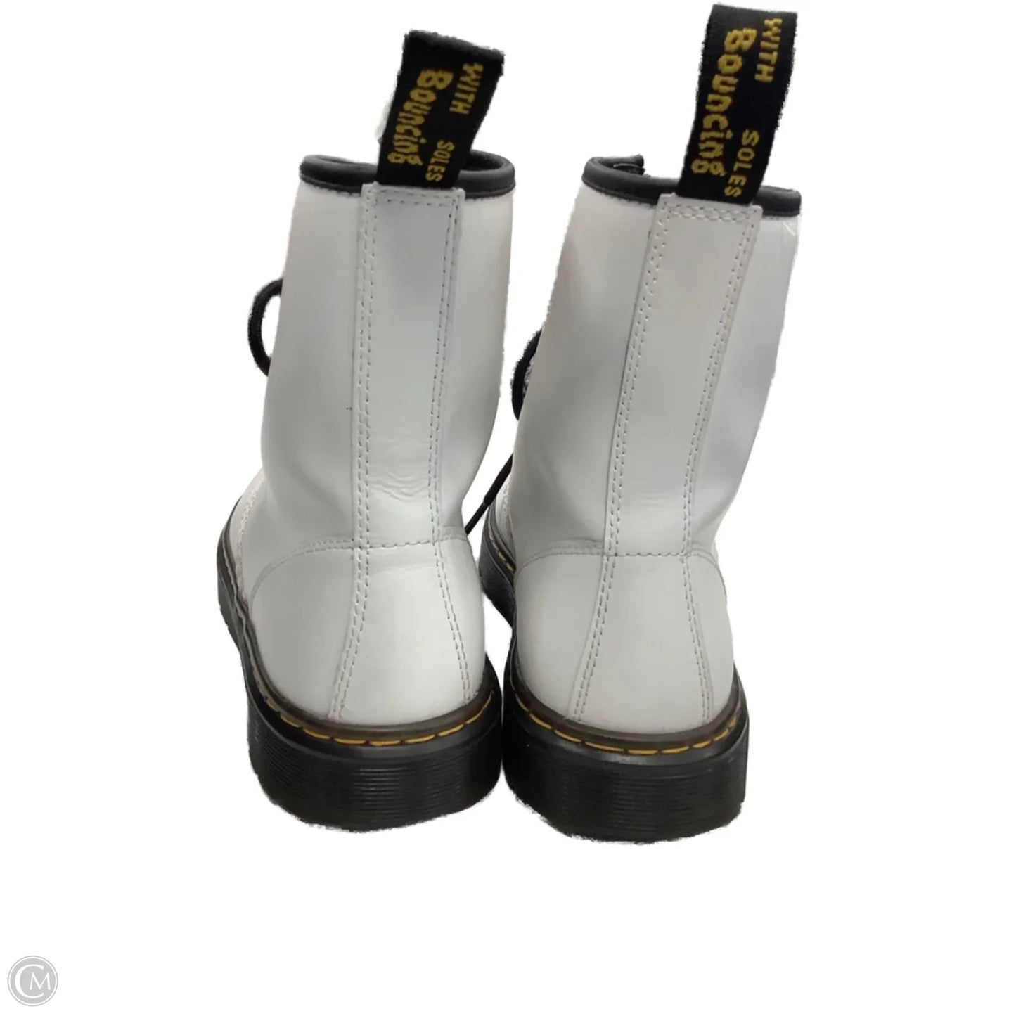 Boots Combat By Dr Martens In White, Size: 8