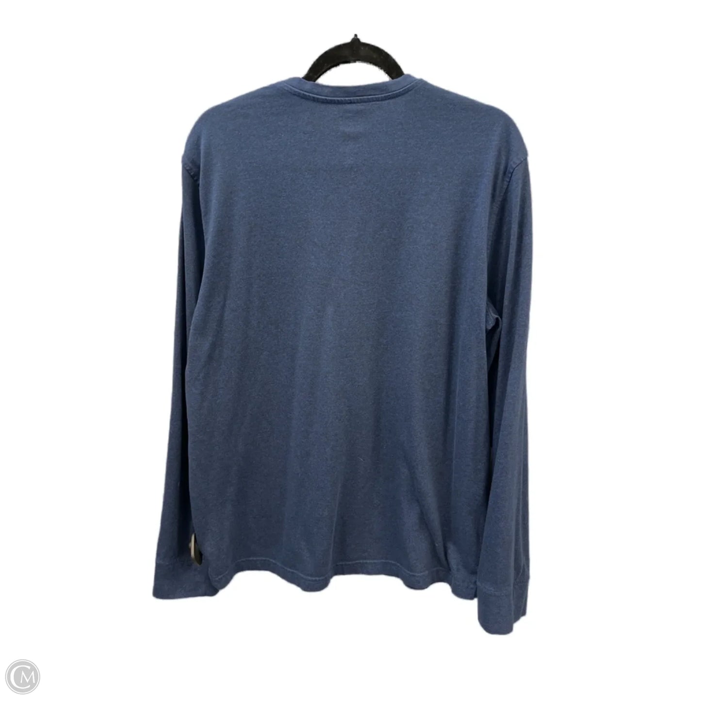 Top Long Sleeve By Croft And Barrow In Blue, Size: L