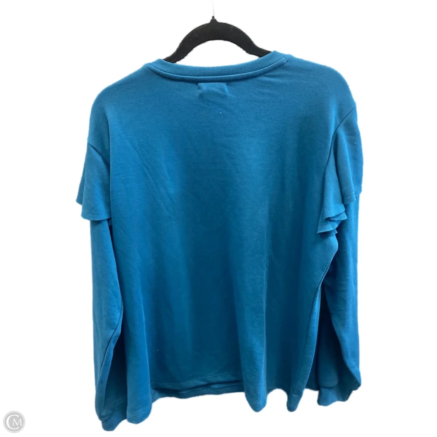 Top Long Sleeve By Clothes Mentor In Blue, Size: Xl