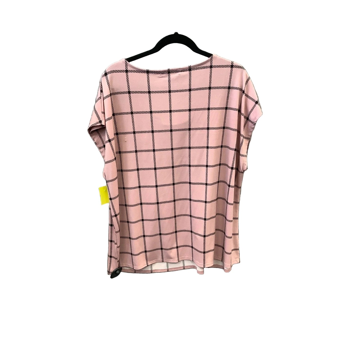 Top Short Sleeve By Adrienne Vittadini In Pink, Size: 2x