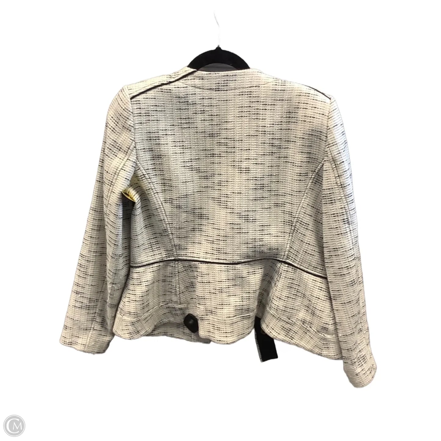 Blazer By Donna Karan In Black & White, Size: M