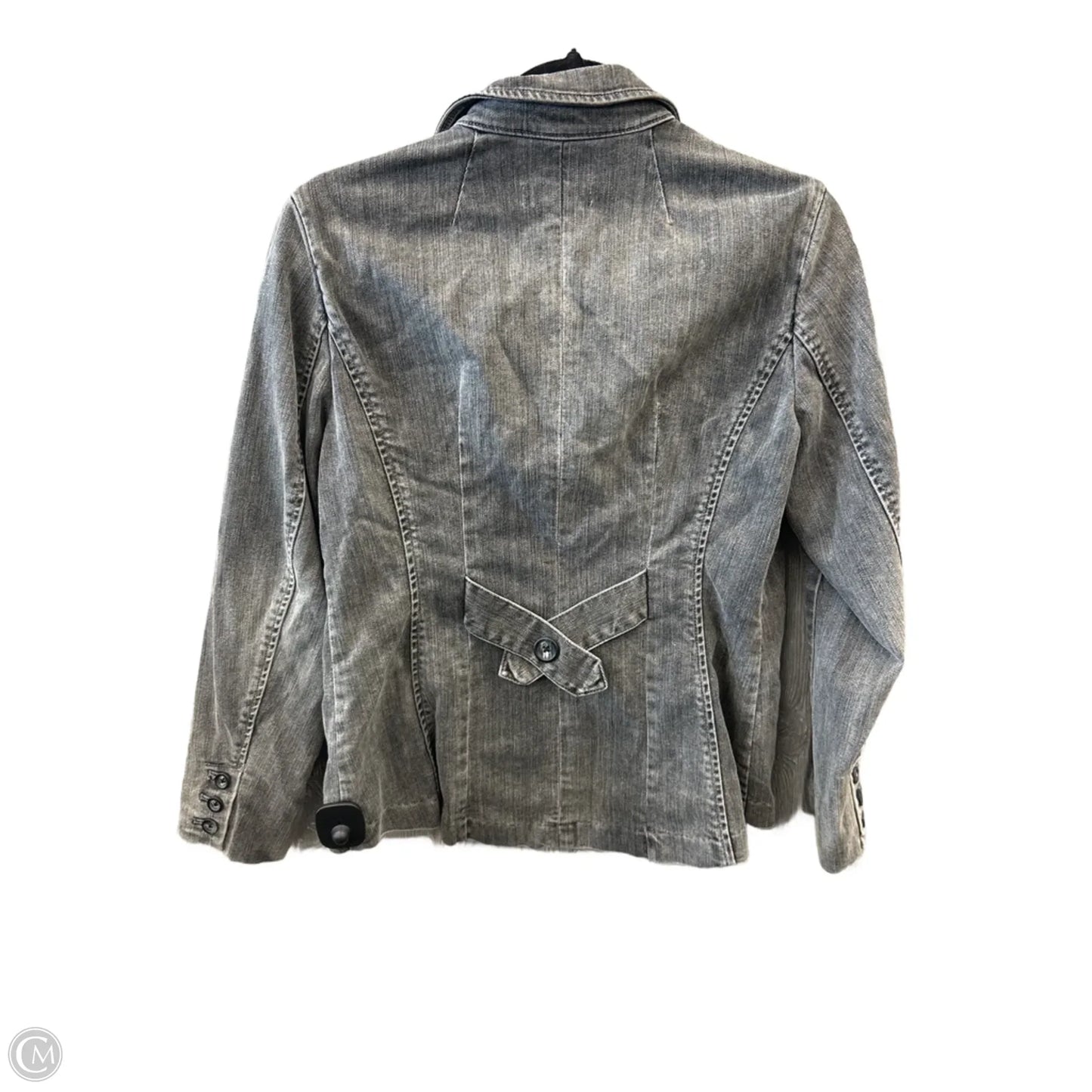 Jacket Denim By Coldwater Creek In Grey Denim, Size: Mp