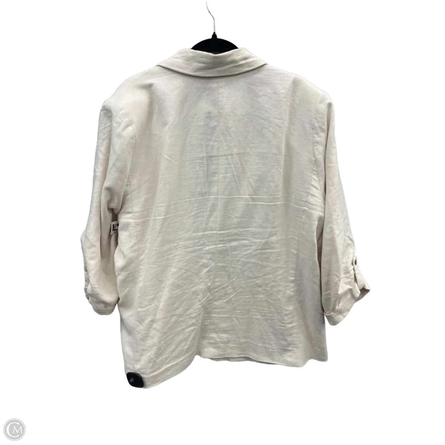 Blazer By Ophelia Roe In Cream, Size: 2x