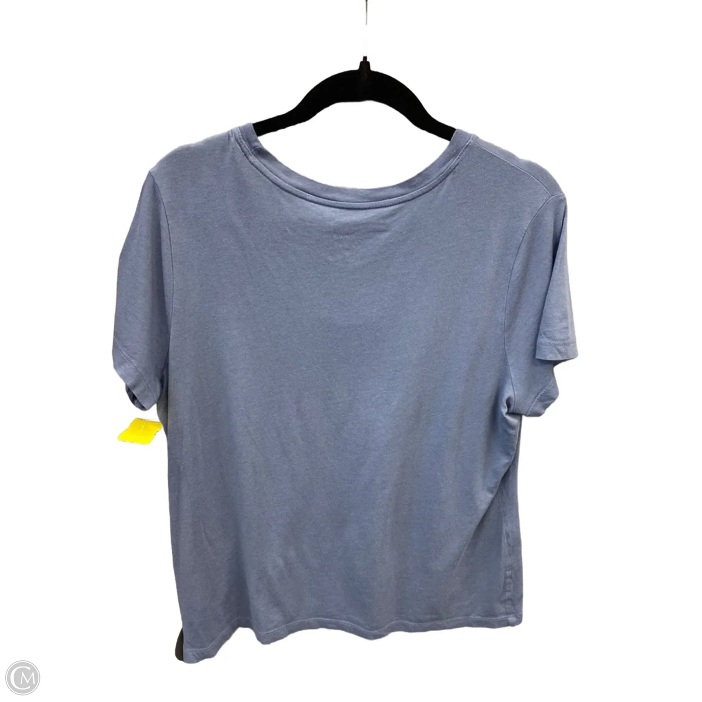 Top Short Sleeve Basic By A New Day In Blue, Size: L