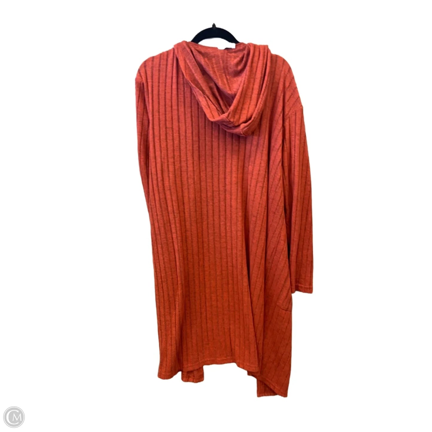 Cardigan By Clothes Mentor In Orange, Size: Xl