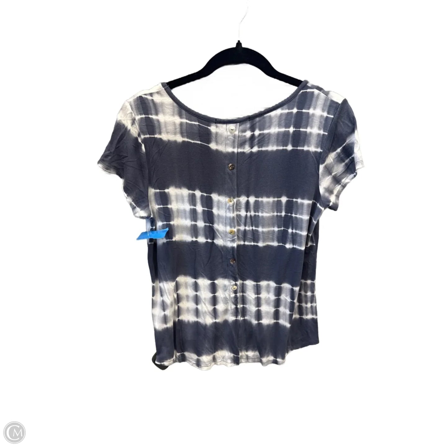 Top Short Sleeve By Coin In Tie Dye Print, Size: S