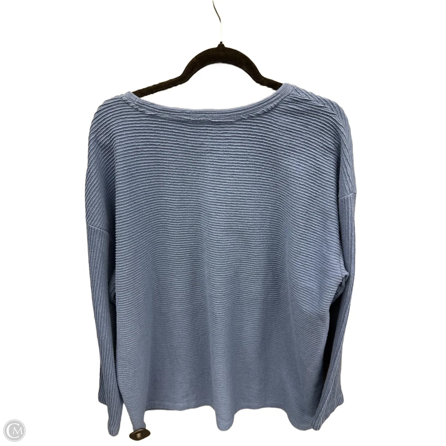 Sweatshirt Crewneck By Coldwater Creek In Blue, Size: 1x