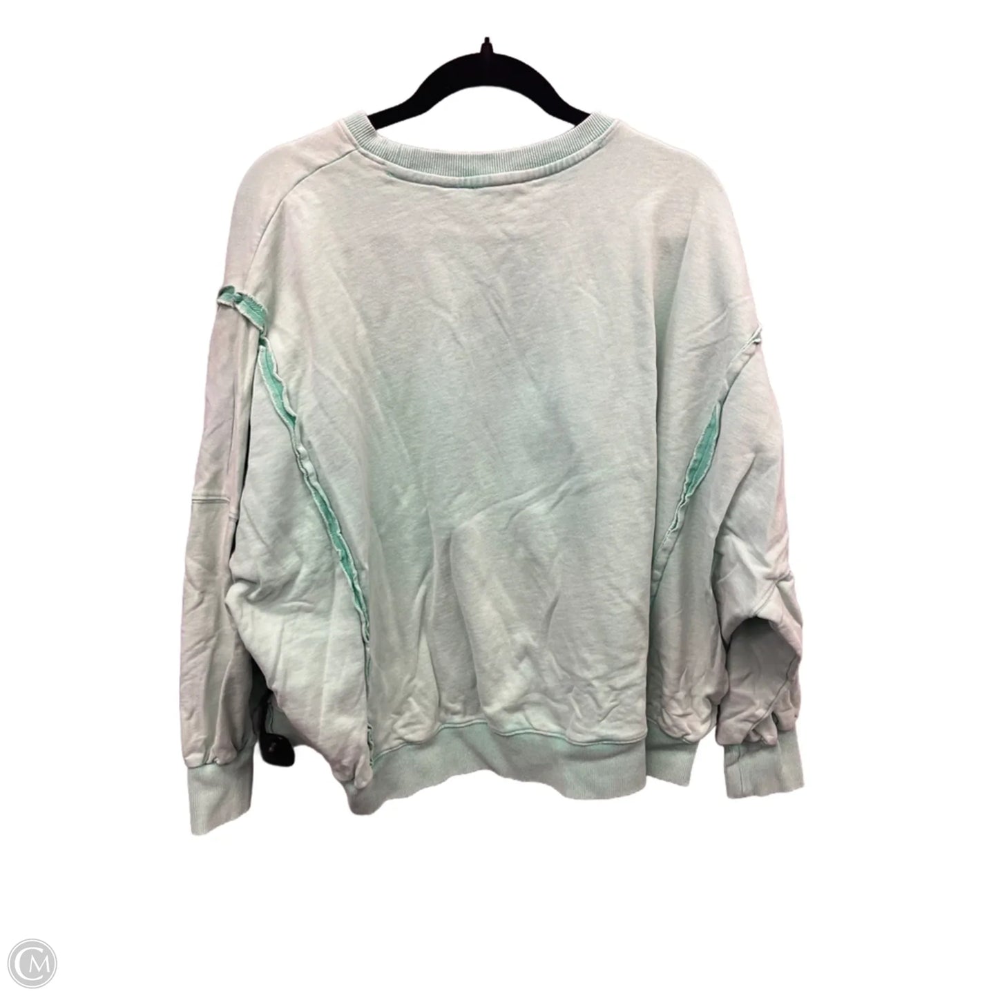 Top Long Sleeve By Easel In Green, Size: M