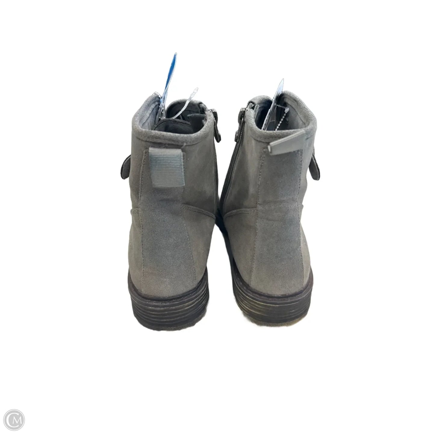 Boots Ankle Flats By Blowfish In Grey, Size: 9