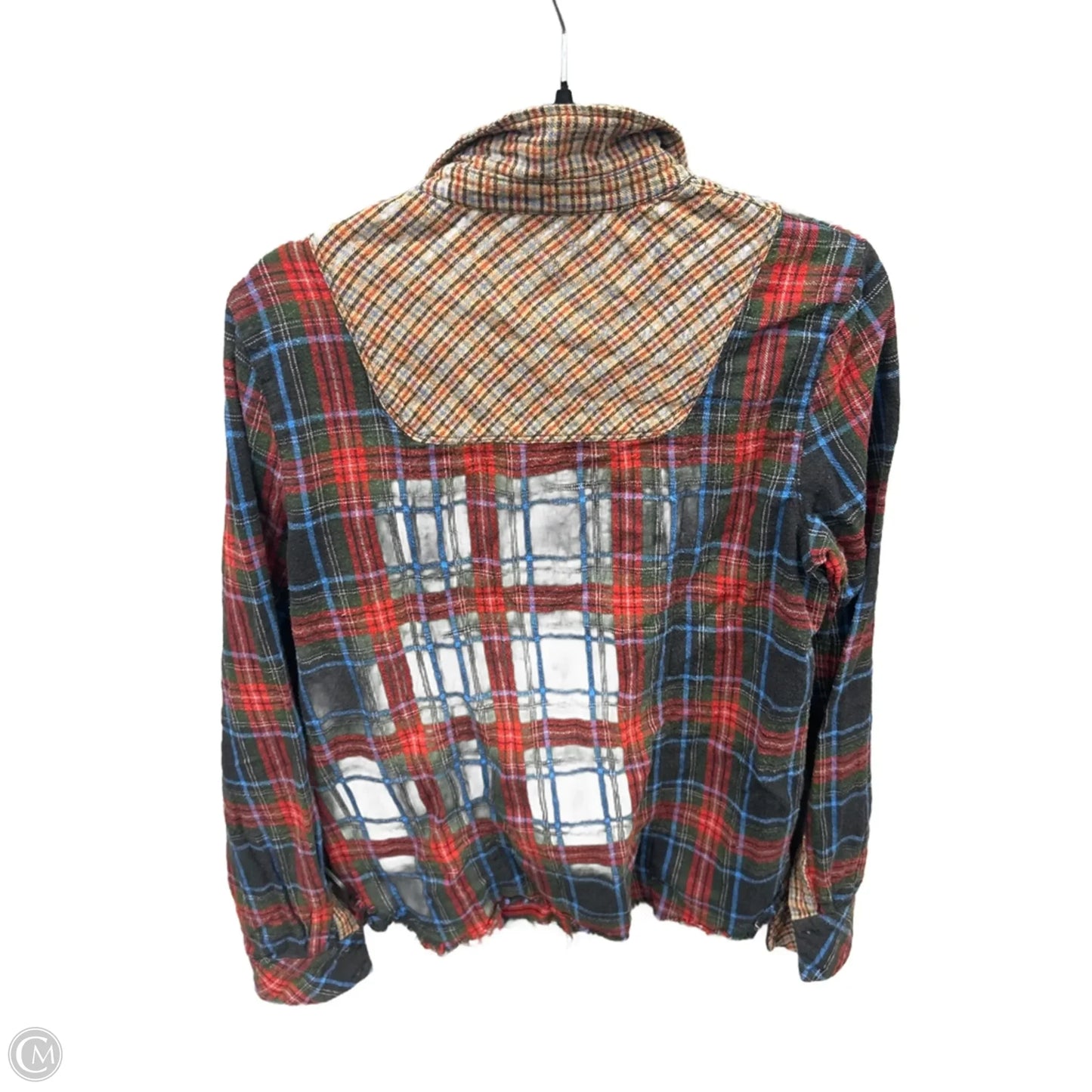 Top Long Sleeve By We The Free In Plaid Pattern, Size: M