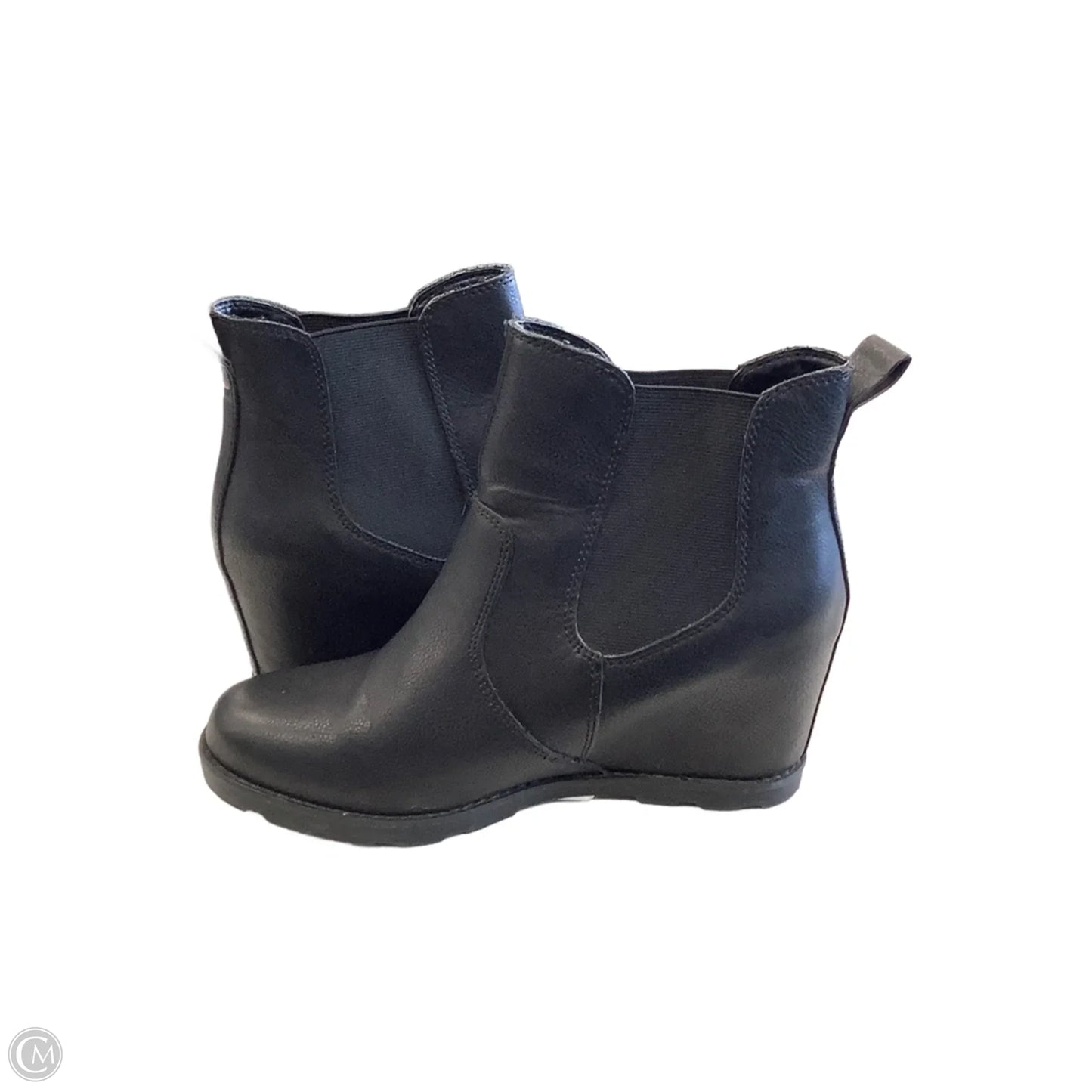 Boots Ankle Heels By Universal Thread In Black, Size: 10