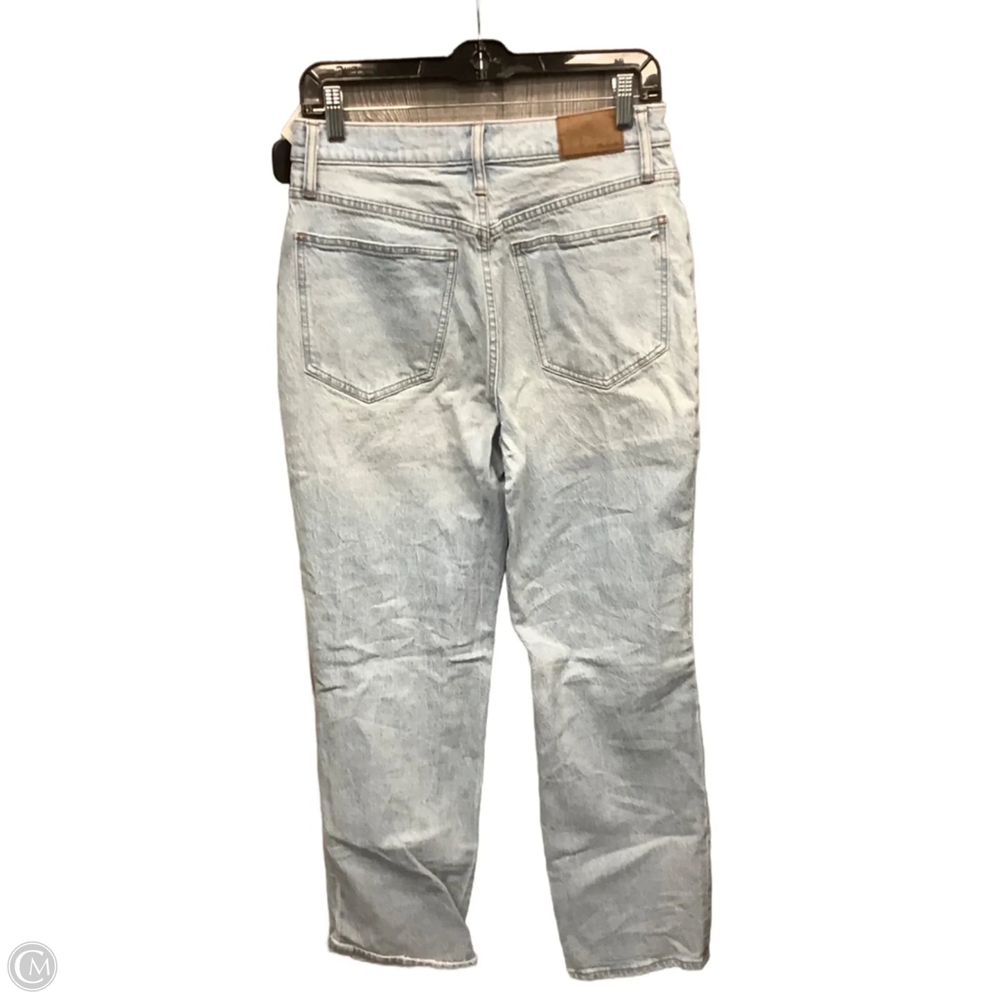 Jeans Straight By Madewell In Blue Denim, Size: 6