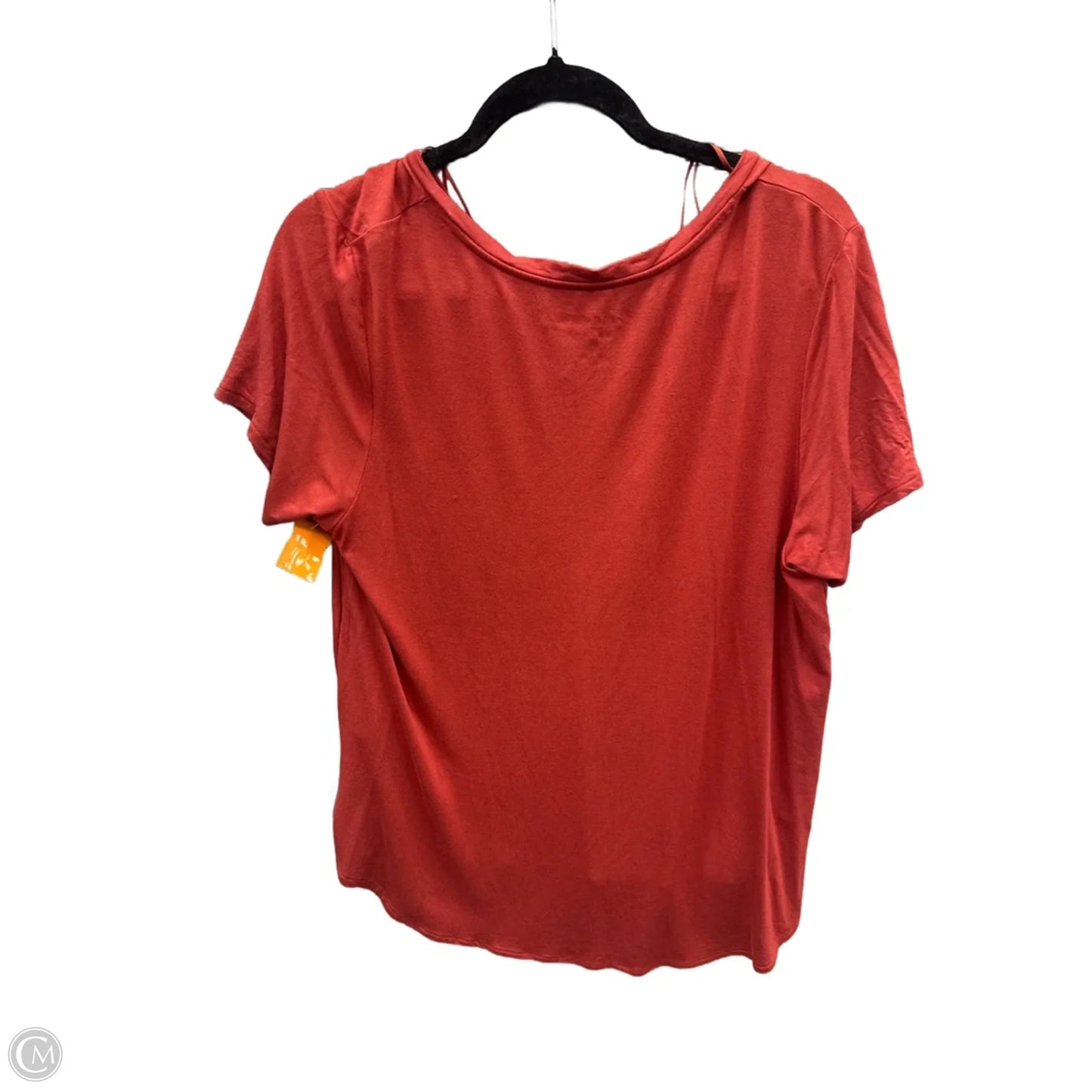 Top Short Sleeve By Grace + Karma In Orange, Size: Xl