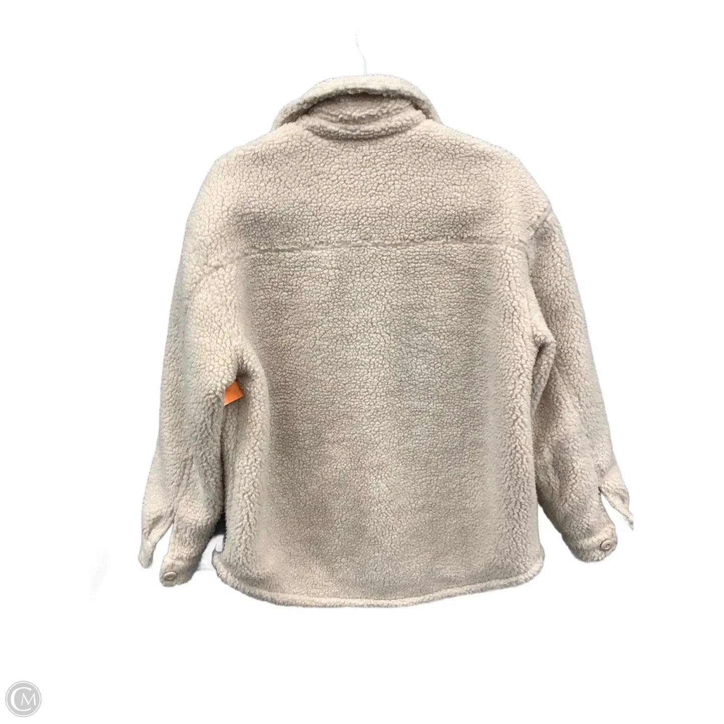 Jacket Faux Fur & Sherpa By American Eagle In Beige, Size: S