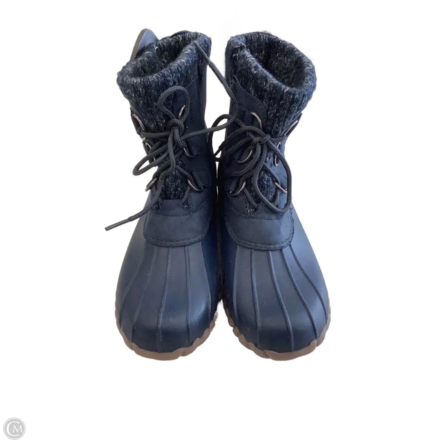 Boots Ankle Flats By Bare Traps In Blue, Size: 8