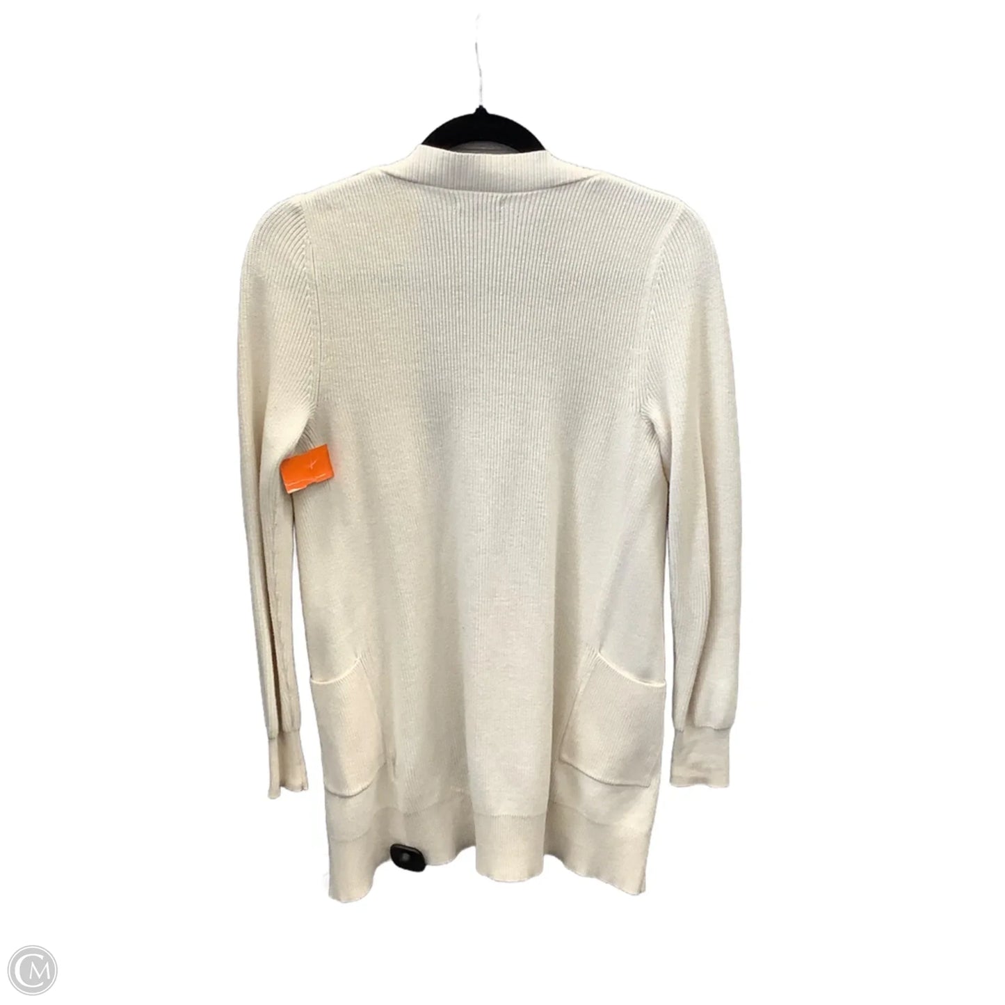 Cardigan By Who What Wear In Cream, Size: Xs