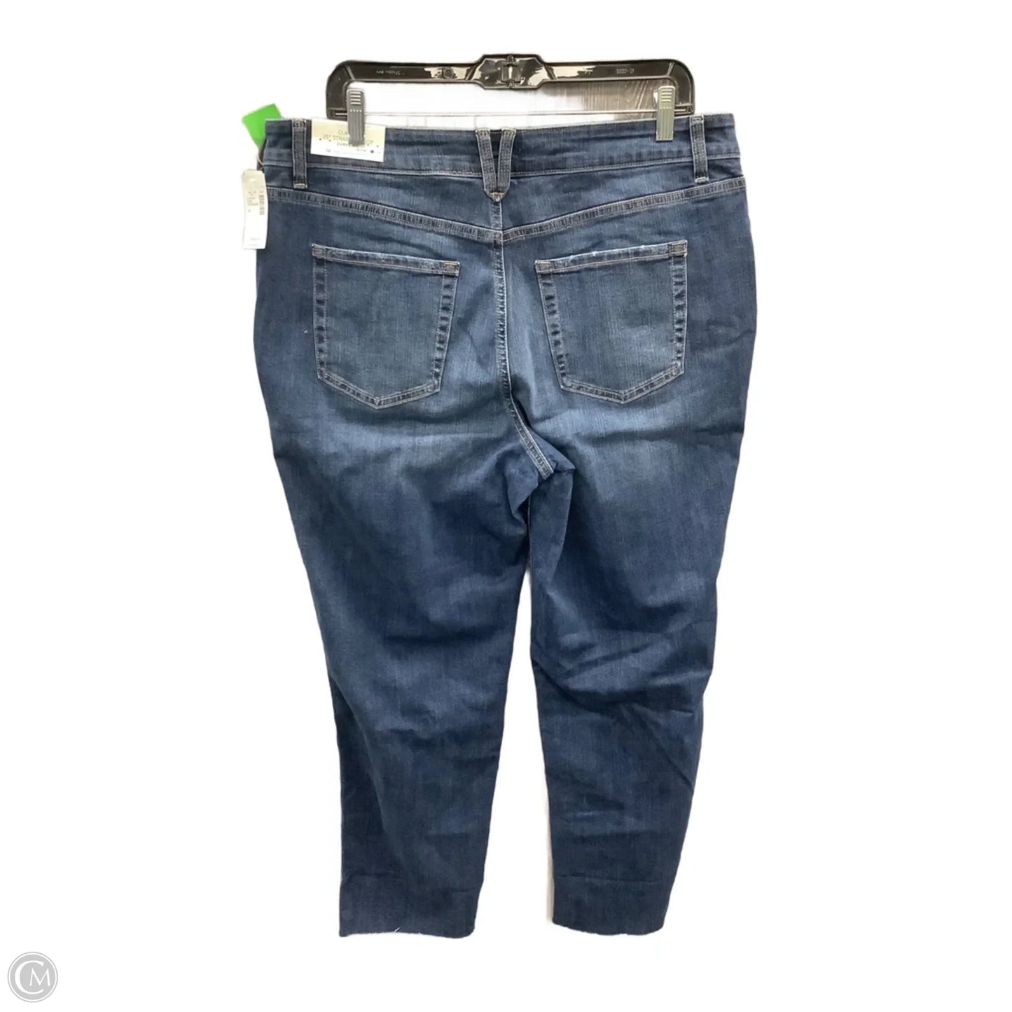 Jeans Cropped By Maurices In Blue Denim, Size: 16