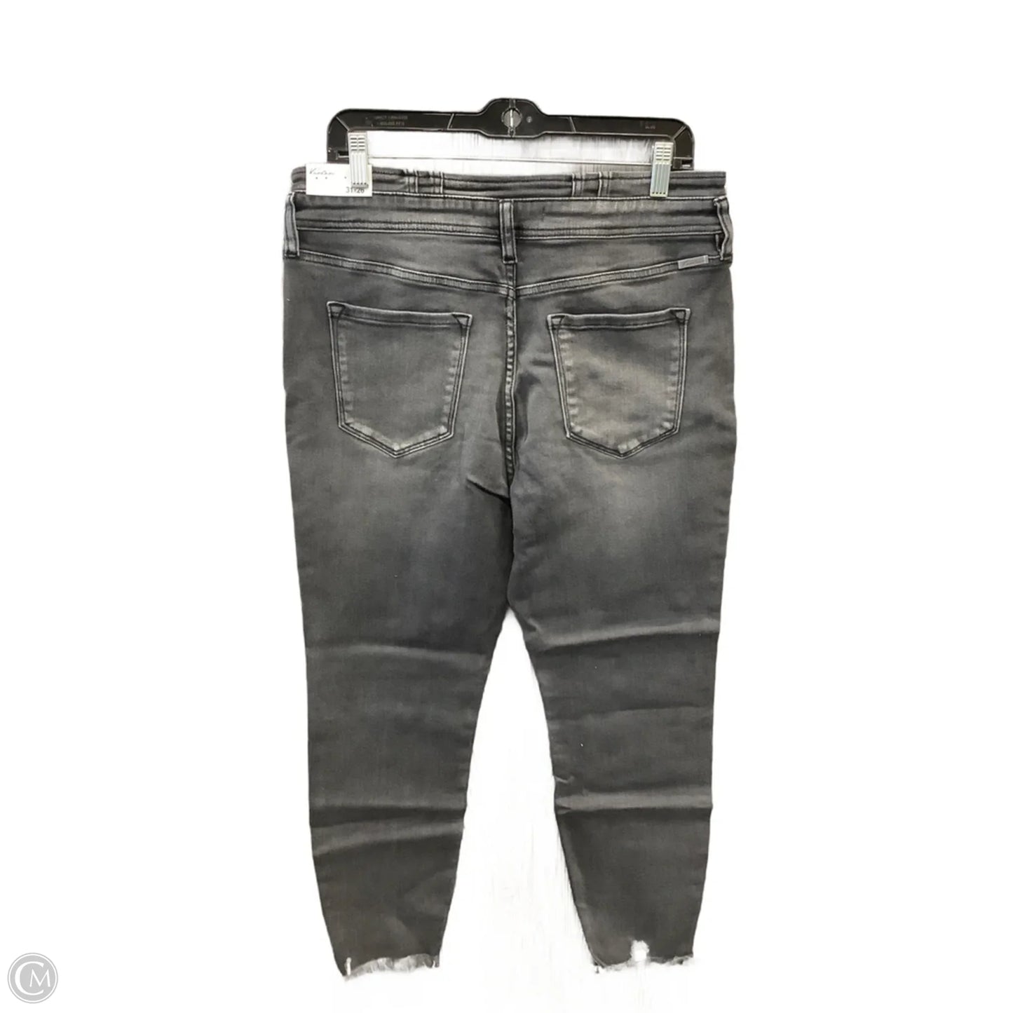 Jeans Skinny By Kancan In Grey Denim, Size: 12