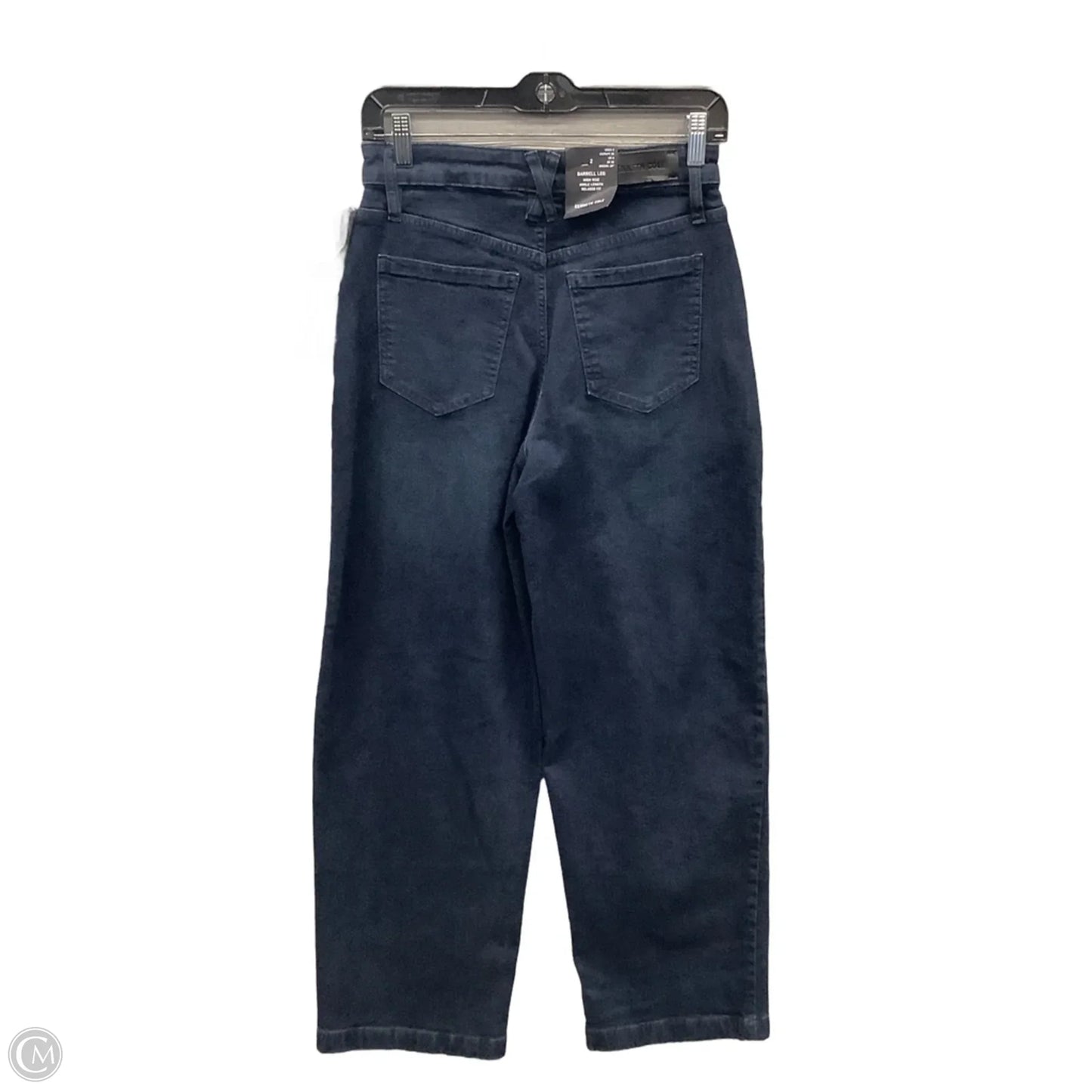 Jeans Wide Leg By Kenneth Cole In Blue Denim, Size: 2