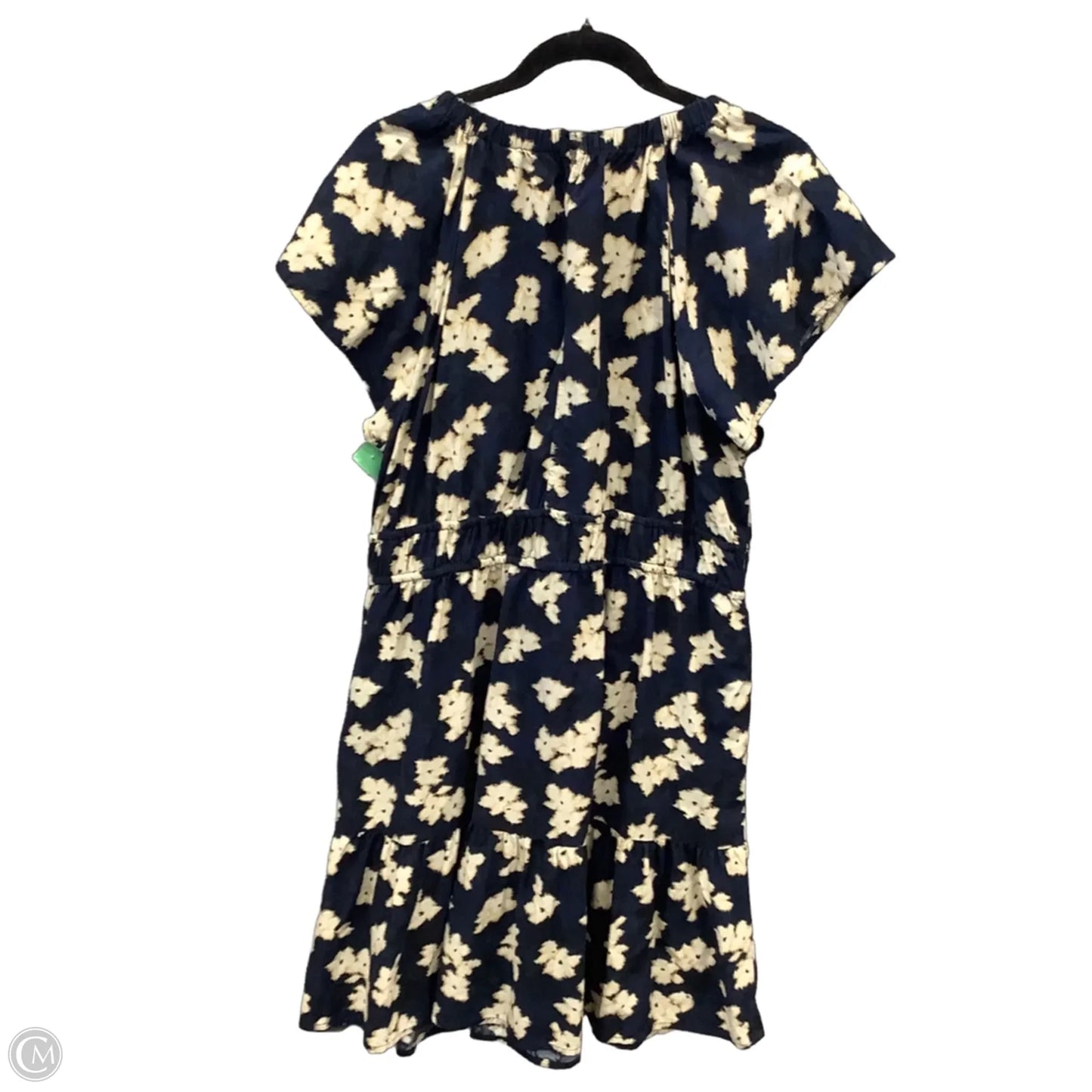 Dress Casual Midi By Time And Tru In Blue, Size: Xxl