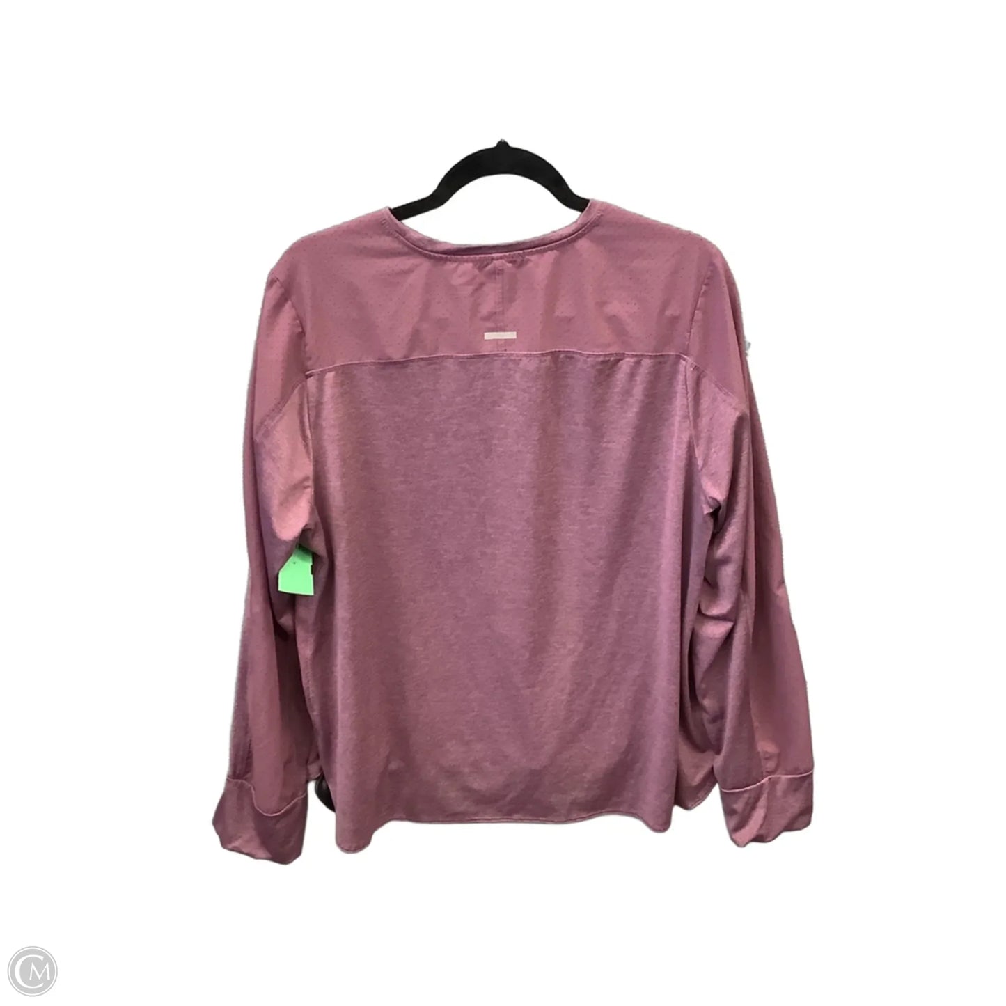 Athletic Top Long Sleeve Crewneck By Avia In Purple, Size: Xxl