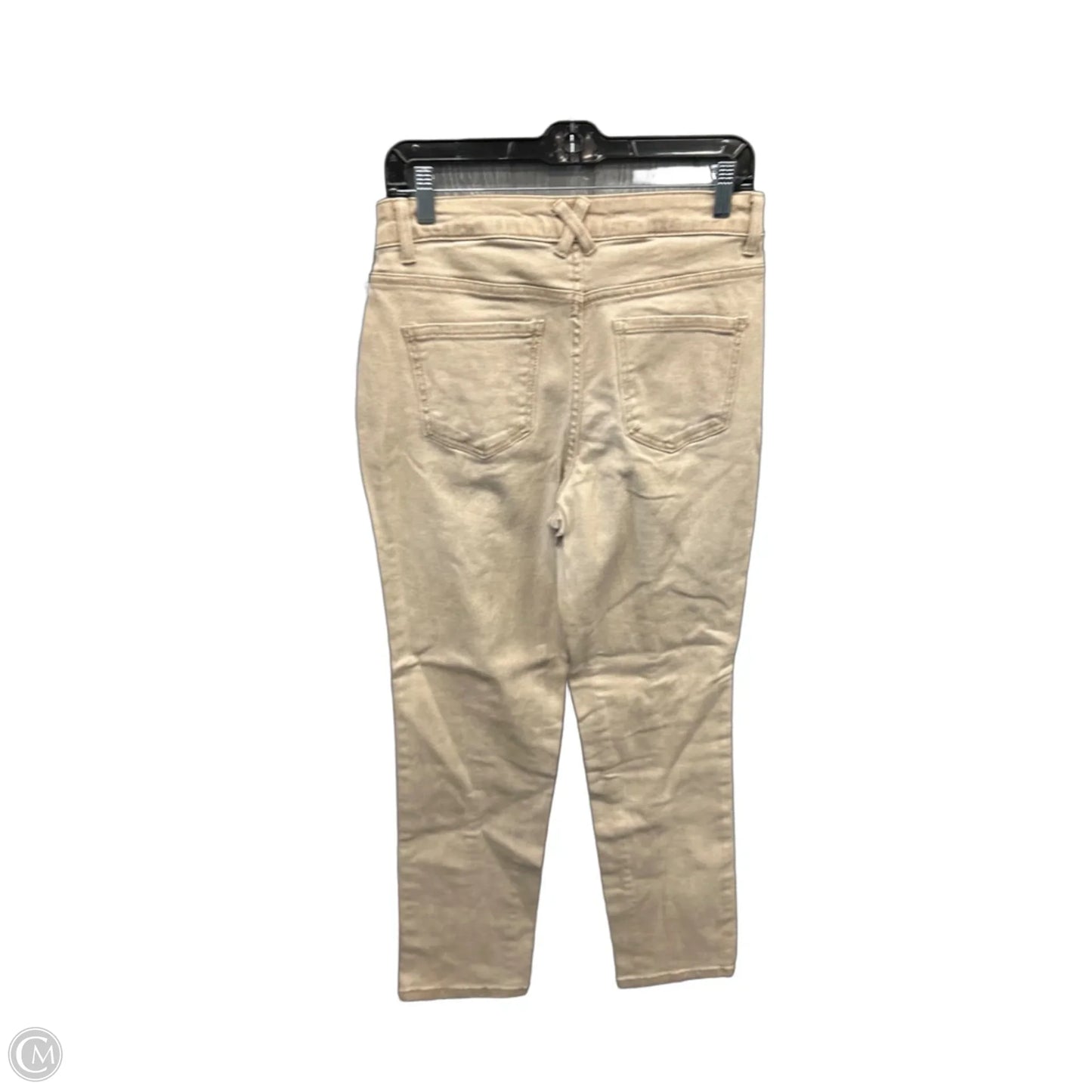 Jeans Straight By Time And Tru In Tan, Size: 6