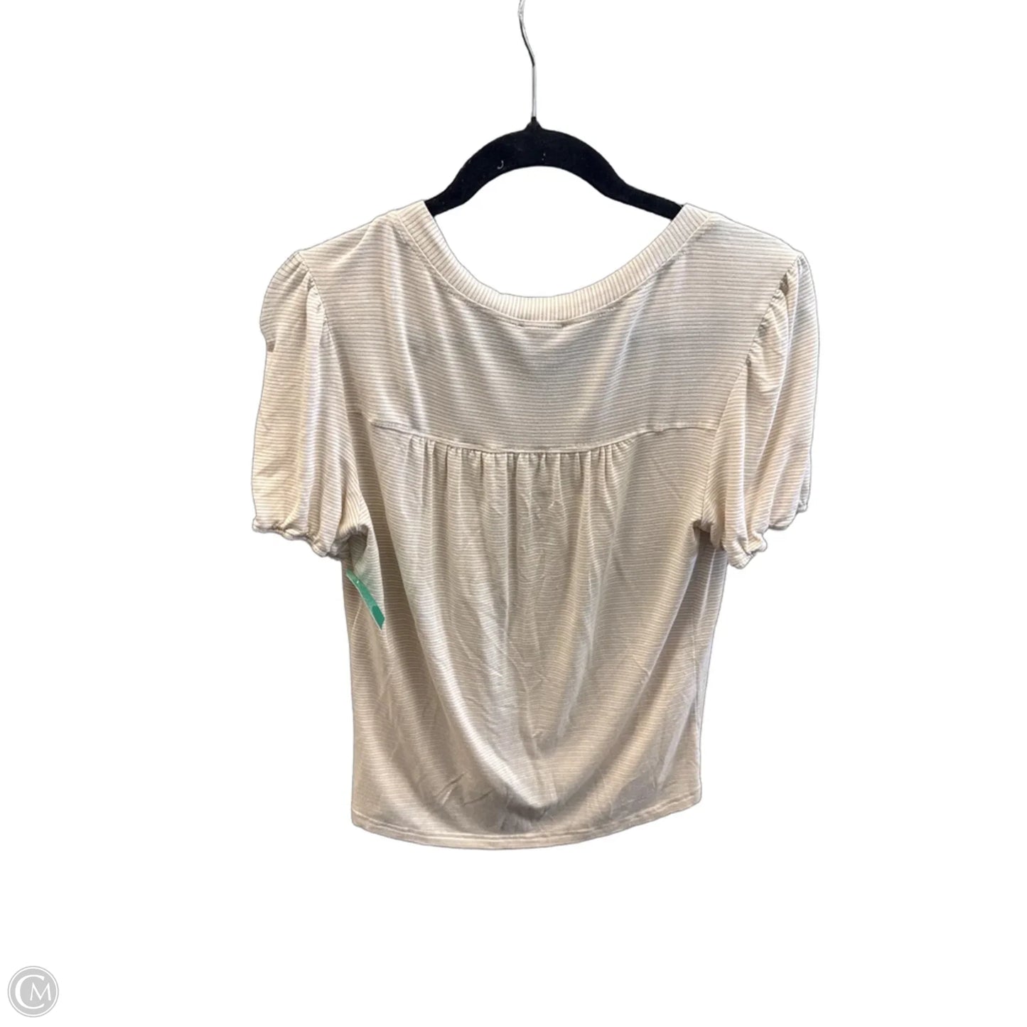 Top Short Sleeve By Falls Creek In Yellow, Size: S