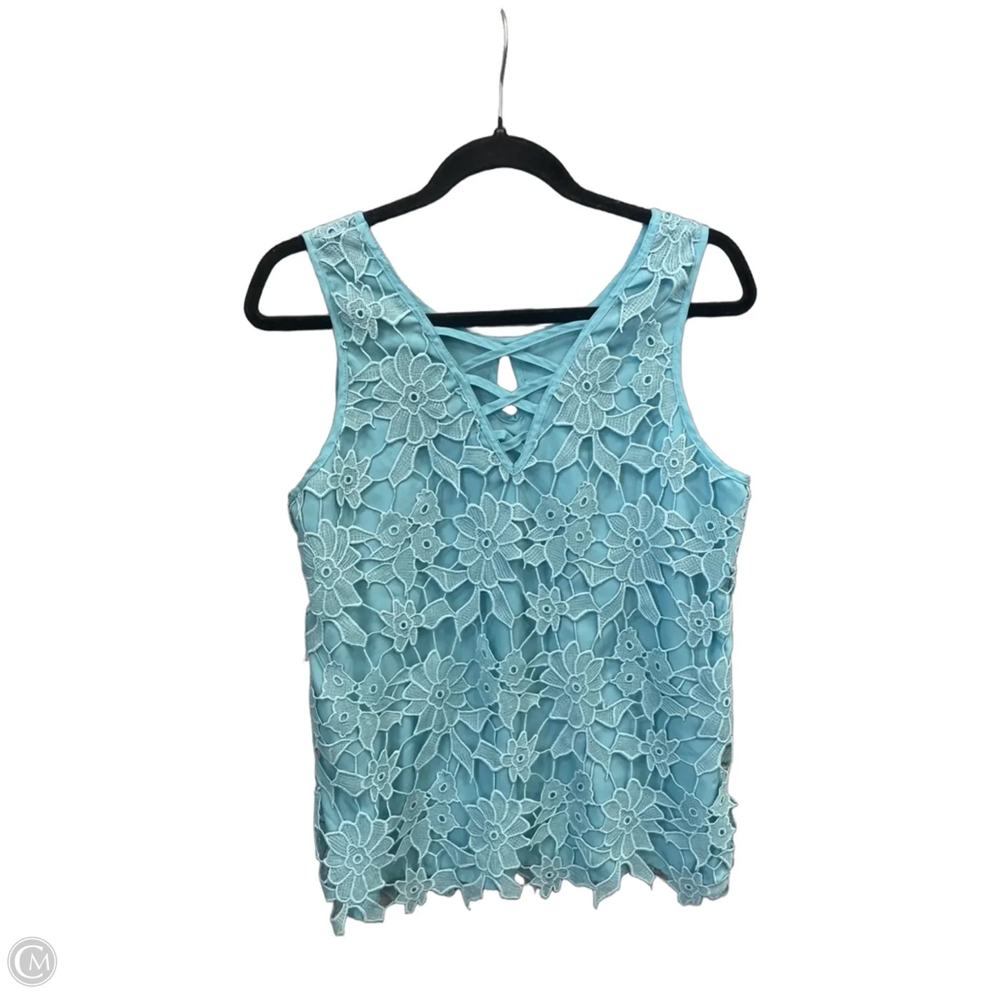 Top Sleeveless By Kate & Mallory In Blue, Size: M